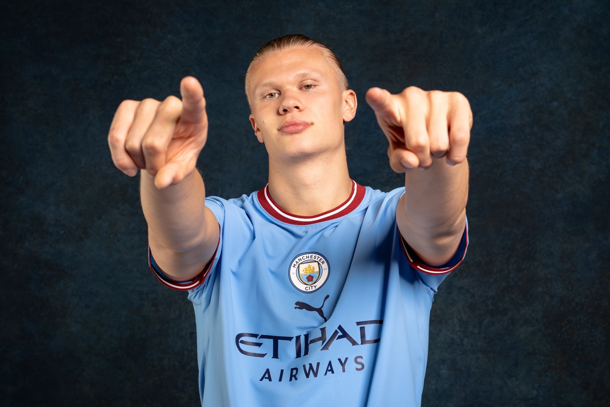 Erling Haaland with Manchester City | LYNNE CAMERON