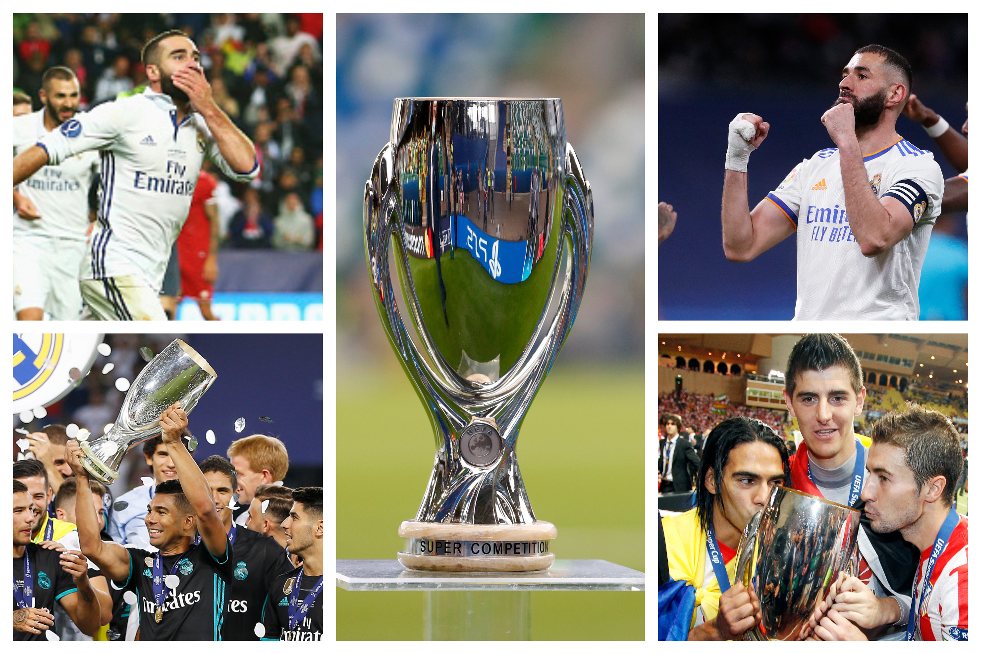 El Real Madrid y la Supercopa: el club de las cuatro, capitán Benzema, Rüdiger defiende título, la racha de Alaba...