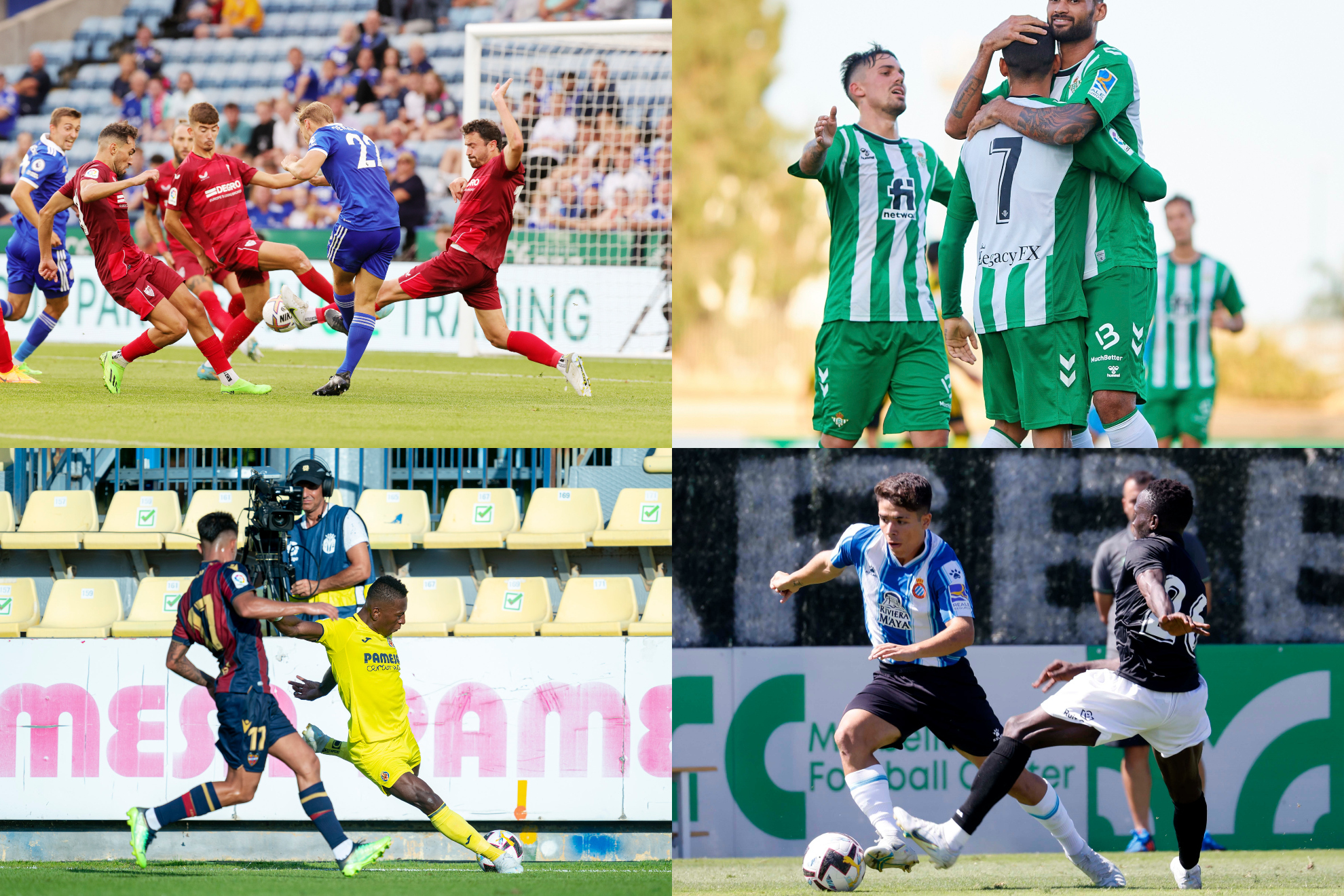 Partidos de pretemporada, en directo: Espanyol, Celta, Valladolid, Villarreal, Girona, Betis, Sevilla y Valencia