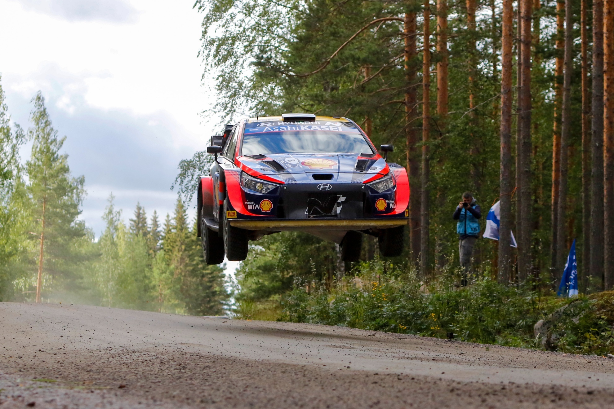 Genial triunfo de Tänak, el segundo con el i20 N Rally1. / HYUNDAI