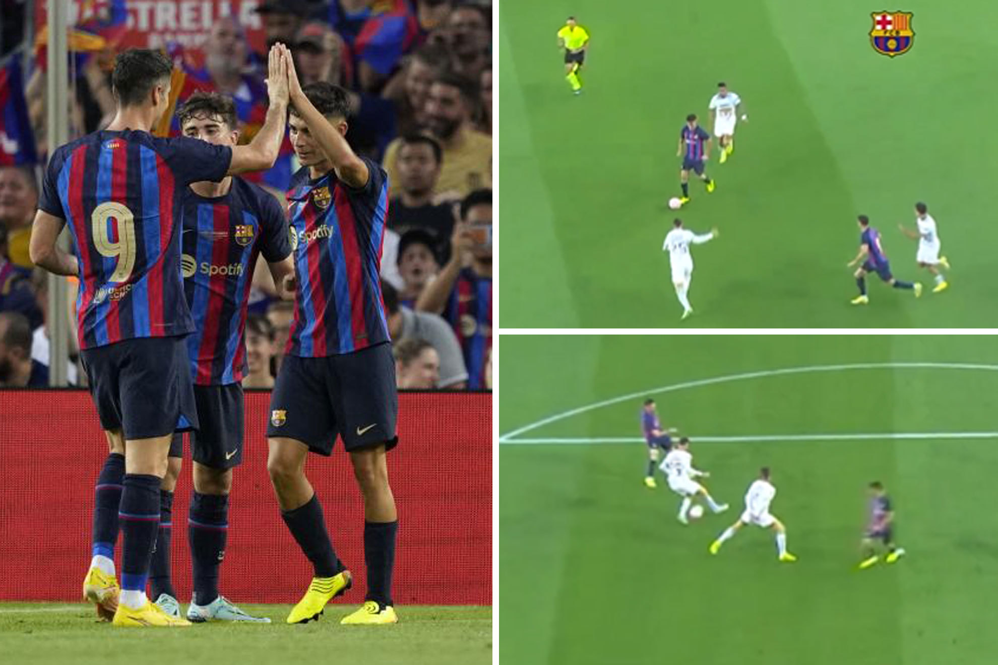 La conexión Pedri-Lewandowski ya hace soñar al Camp Nou: ¡tres goles 'tuya-mía' en 18 minutos!