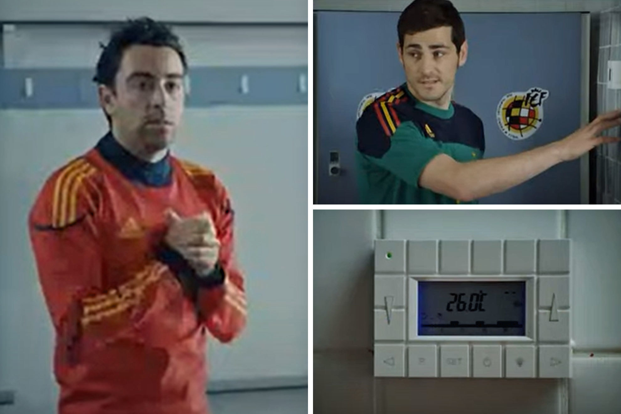 El ahorro energético no es nuevo: Xavi, Casillas y el aire acondicionado a 26 grados... ¡en 2011!