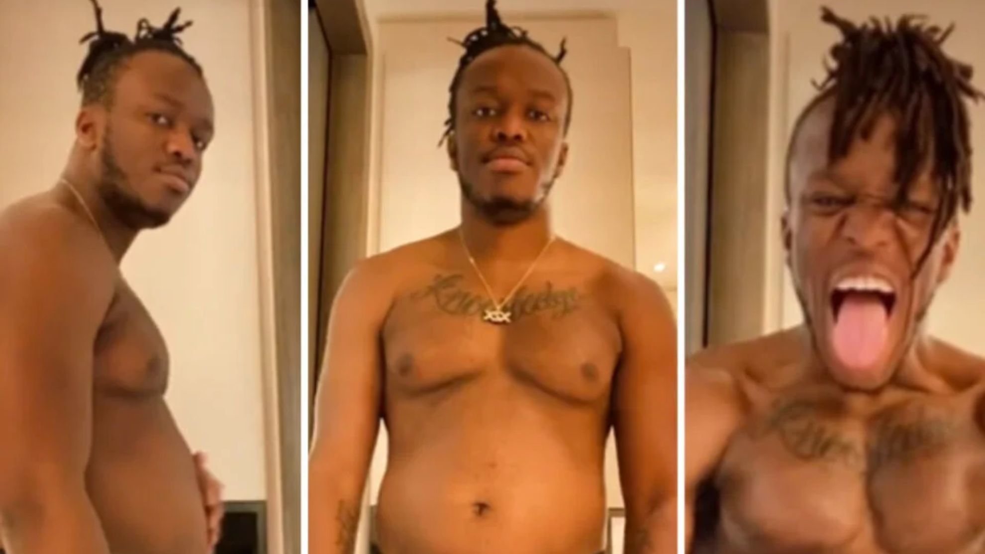 KSI calls out Jake Paul and shows insane body transformation