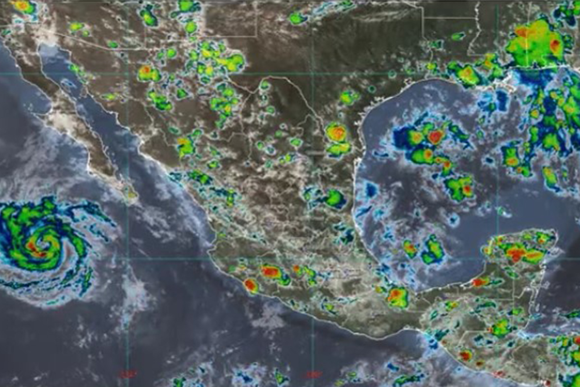 Se pronostica que el huracán se aleje de tierras mexicanas en los próximos días. | @conagua_clima