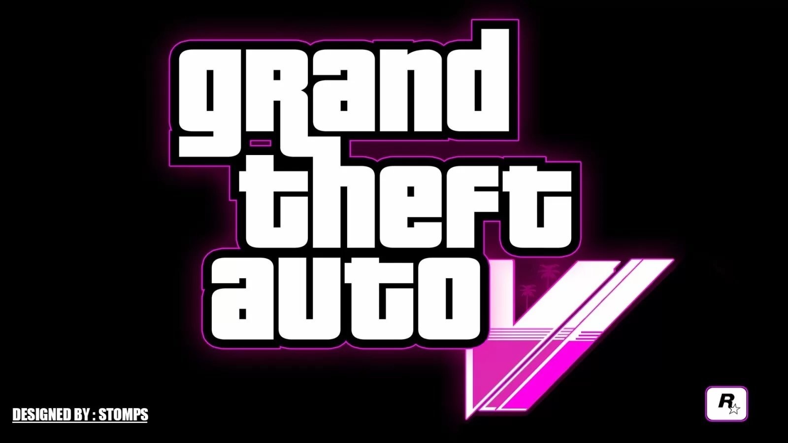 Concepto de logo de GTA VI | Stomps