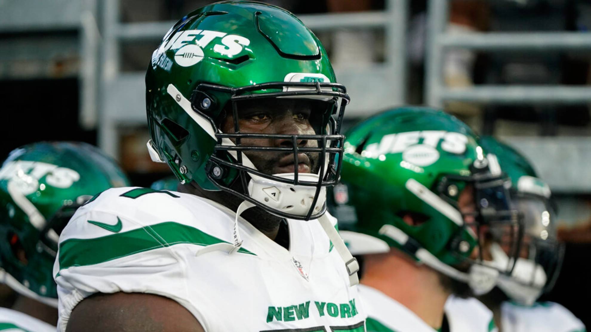 Jets' Saleh: Becton's season likely over after knee injury