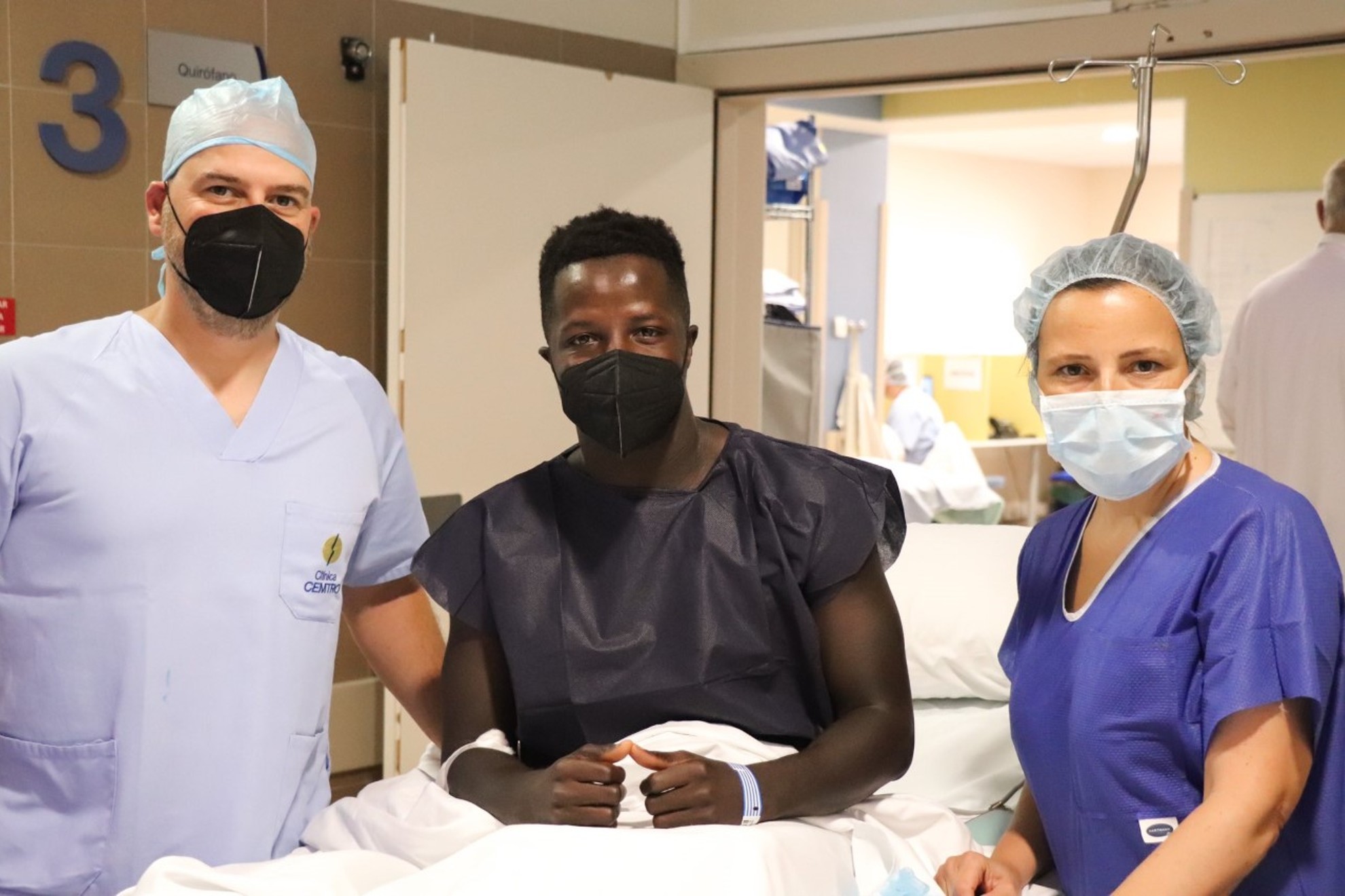 Amath Ndiaye, operado con éxito