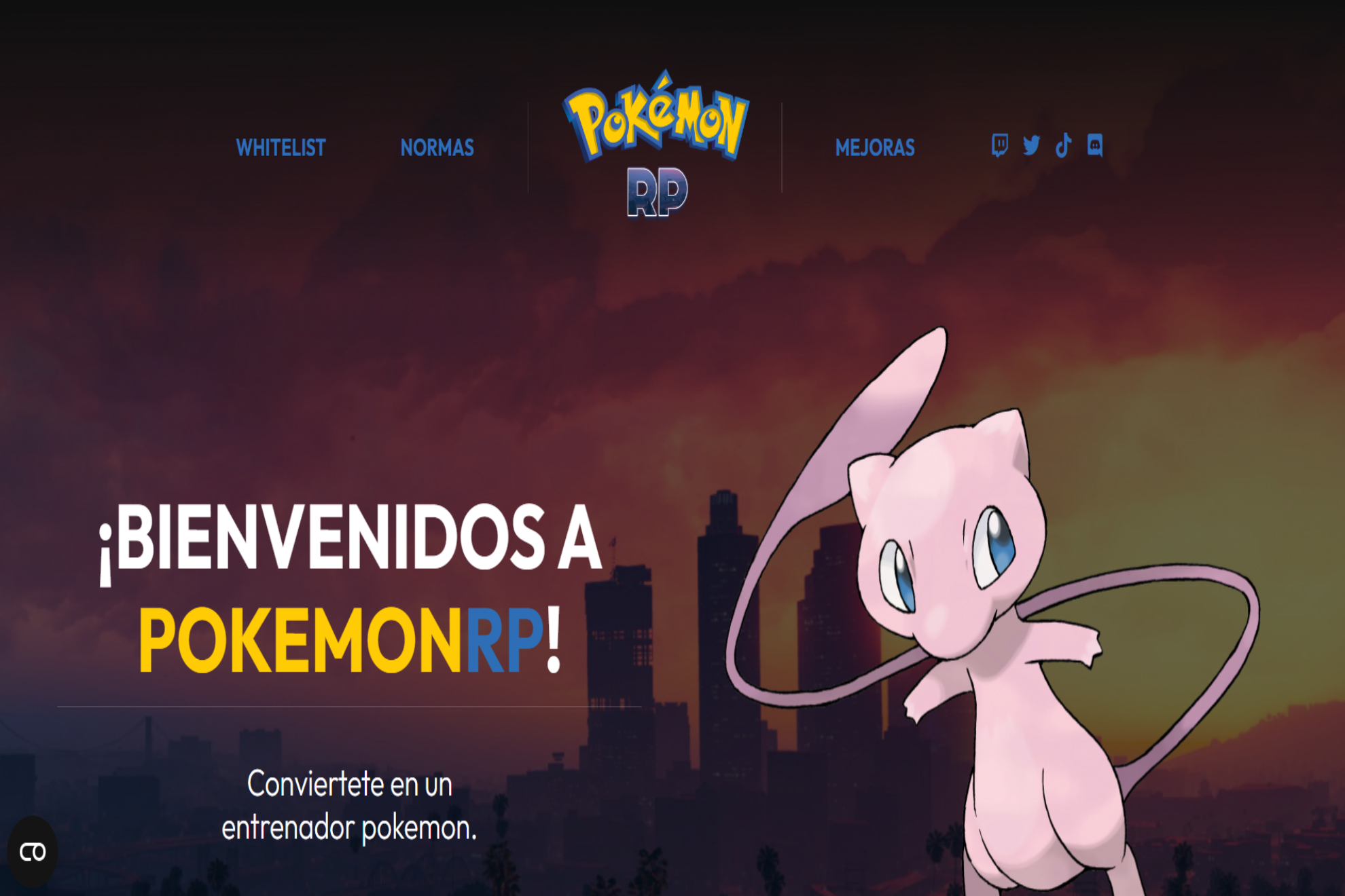 El servidor de GTA donde puedes ir con tus Pokémons | Web Pokémon RP
