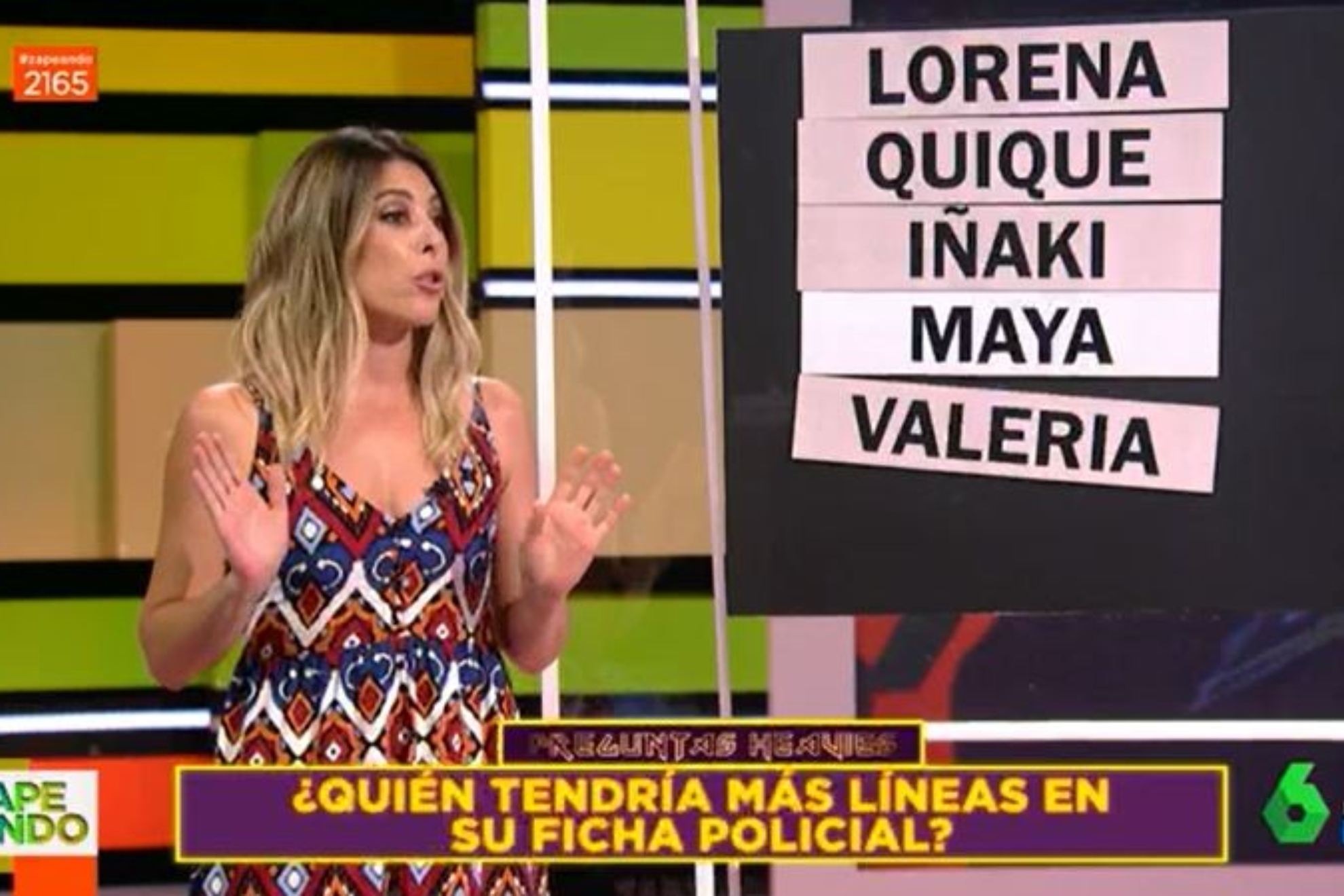 Valeria Ros y su confesión sexual en 'Zapeando': "Perdí la virginidad por un mojito"