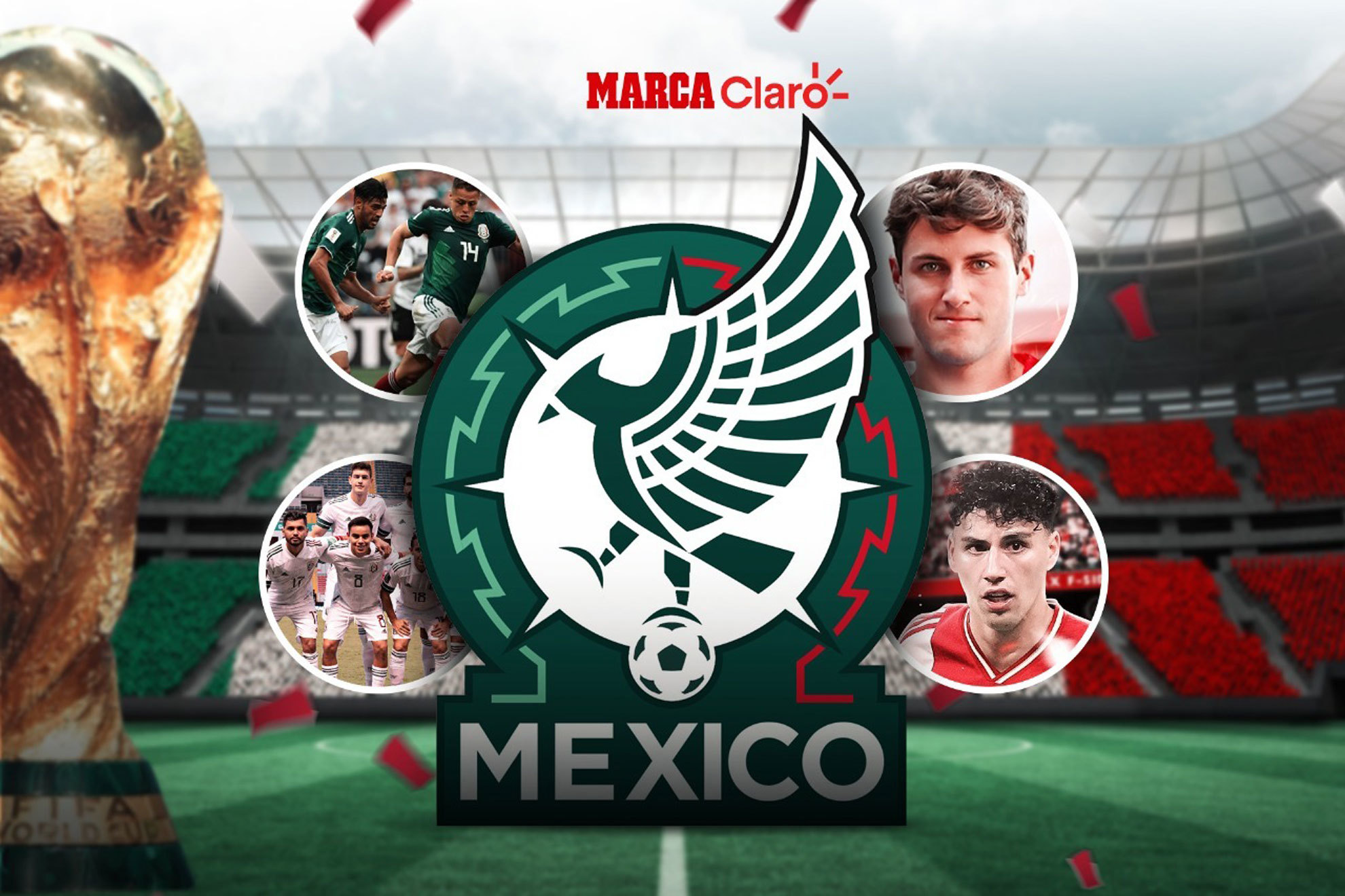 Así se ve la selección mexicana a 100 días del inicio del Mundial. | MARCA Claro