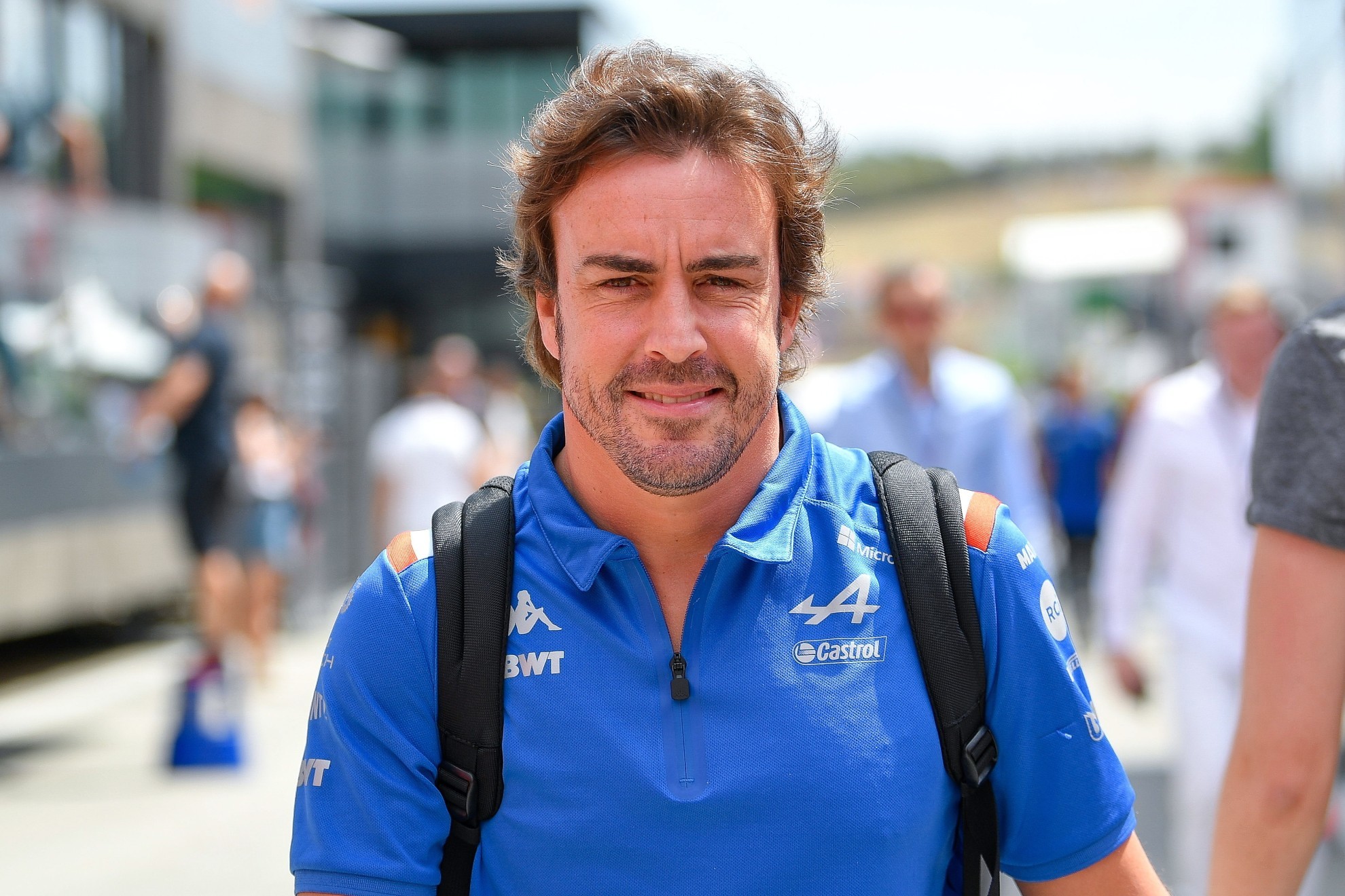 Fernando Alonso durante el Gran Premio de Hungría | EFE/EPA/Zsolt Czegledi