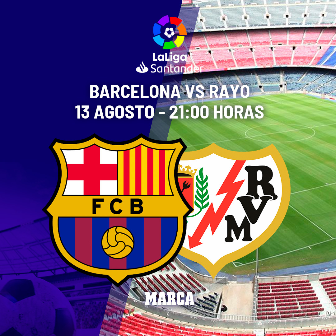 Alineaciones confirmadas del FC Barcelona - Rayo Vallecano