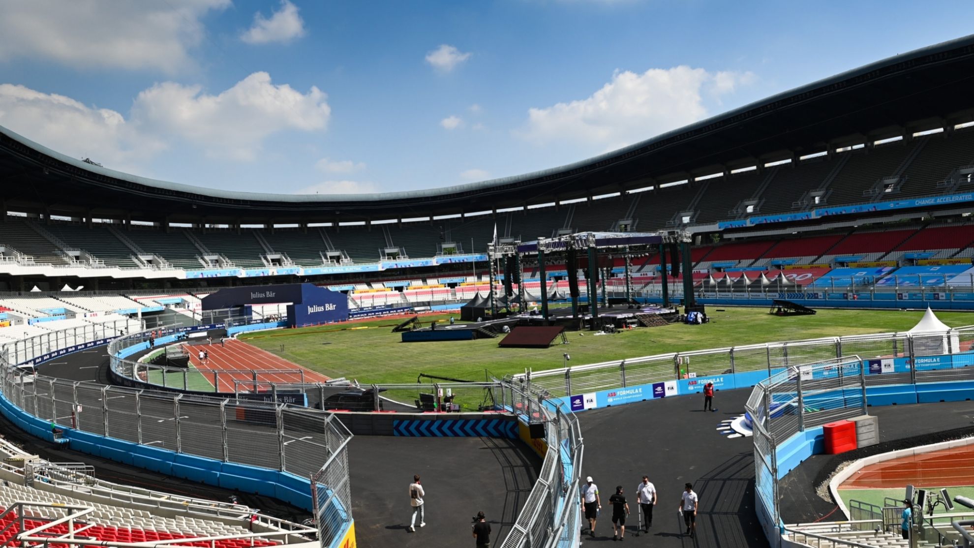 Formula E - Seul - estadio olimpico - carrera 1 - Evans - Vandoorne