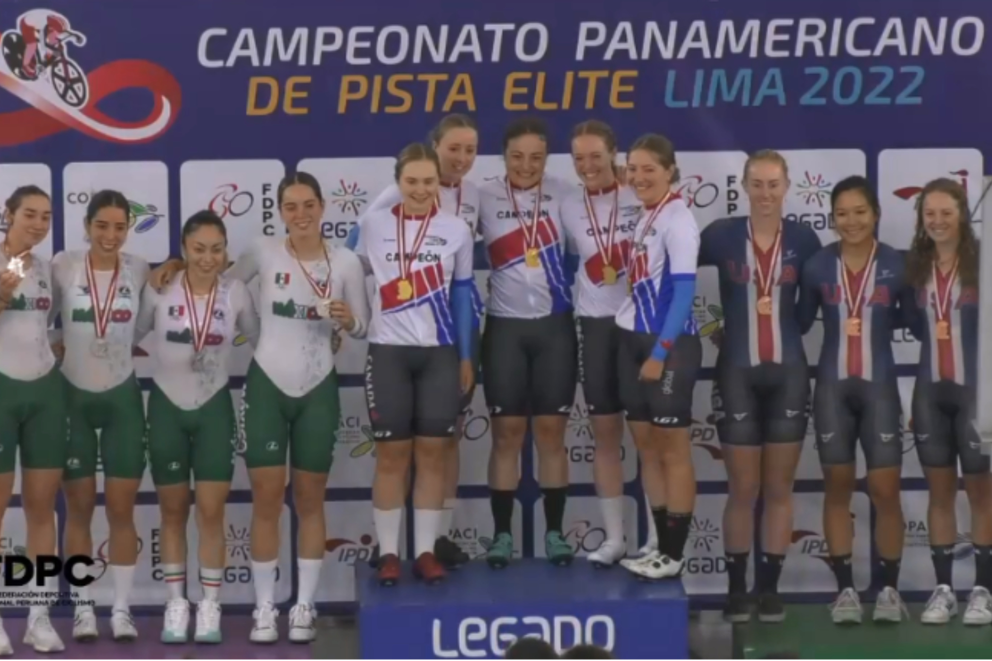 México obtiene dos platas y un bronce en el Campeonato Panamericano de ciclismo de pista
