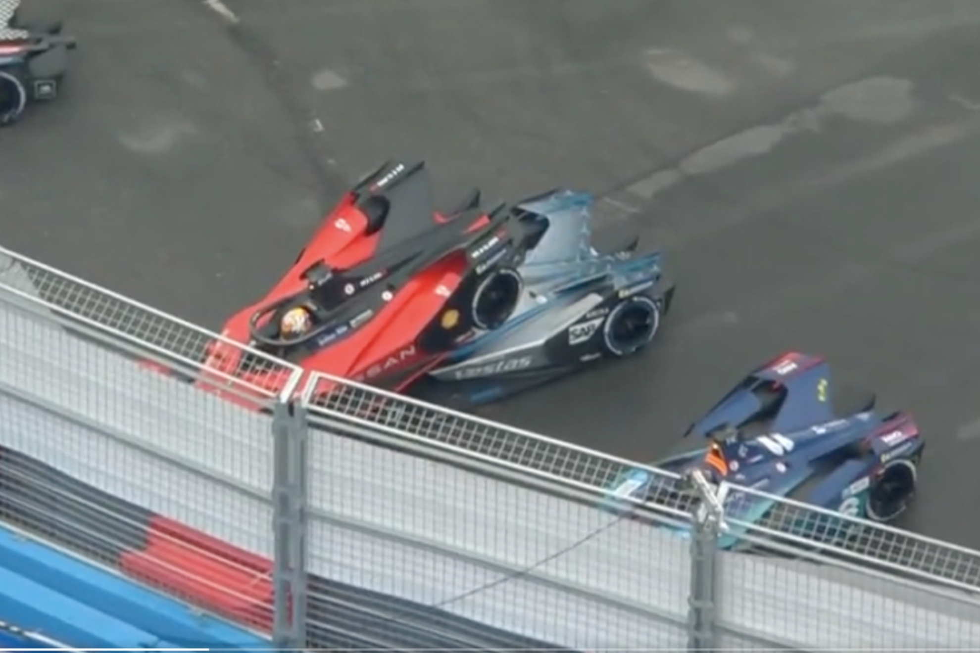 El accidente de Nyck de Vries en la Fórmula E.