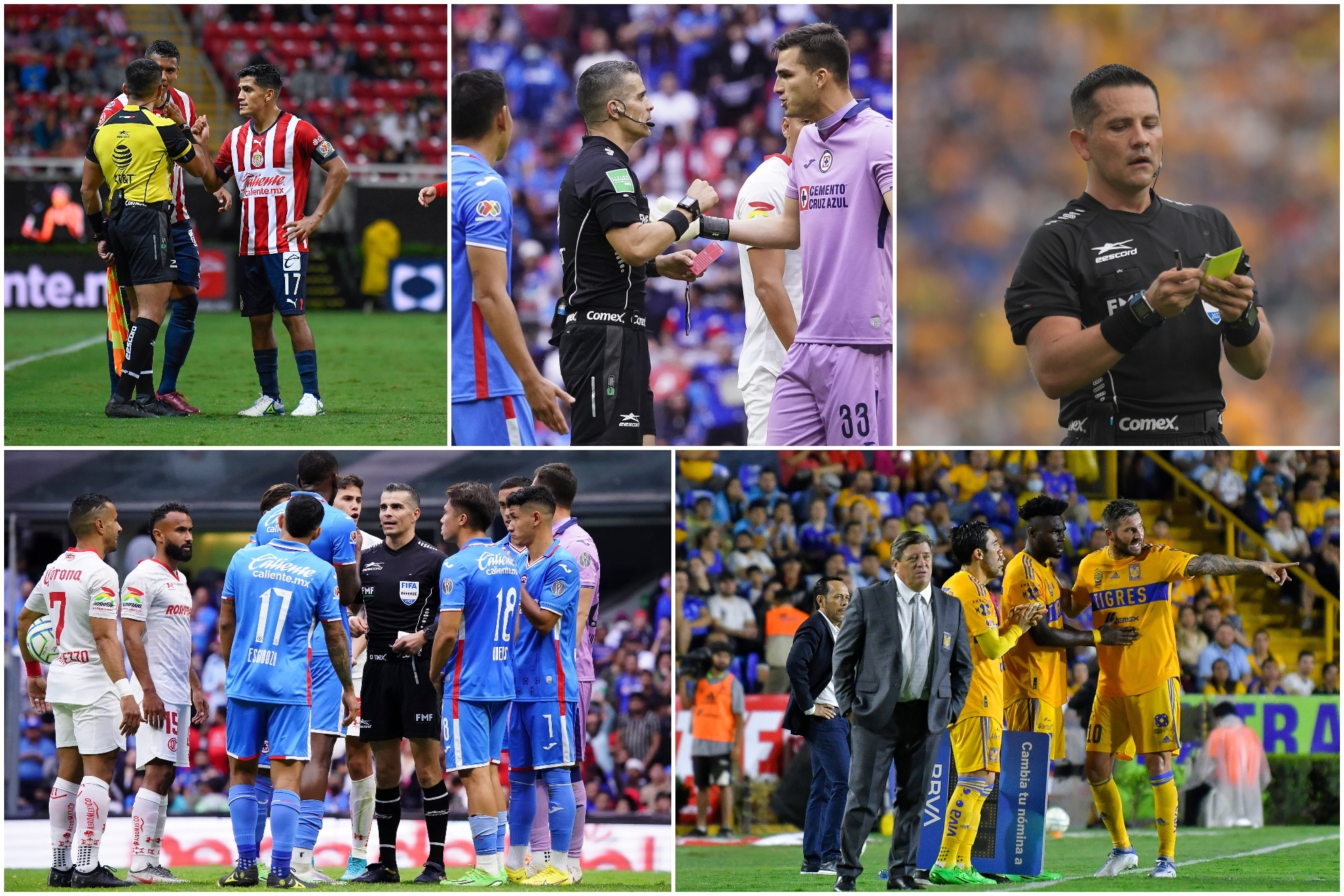 La polémicas arbitrales en la jornada 8 de la Liga MX. Imago 7