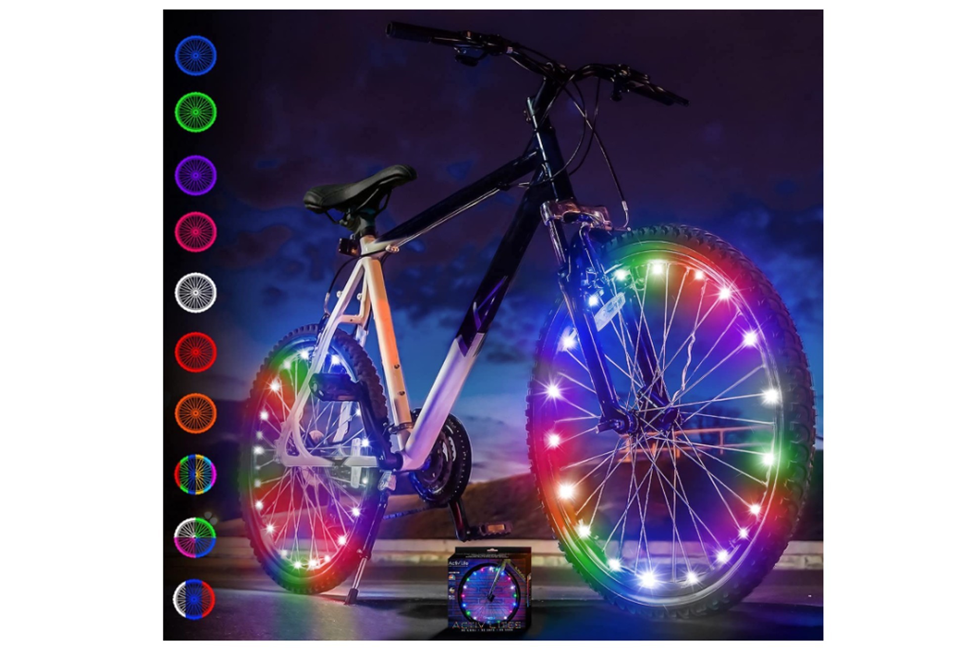 deseo Estación de ferrocarril Pedagogía Las luces más vendidas para las ruedas de la bicicleta | Marca