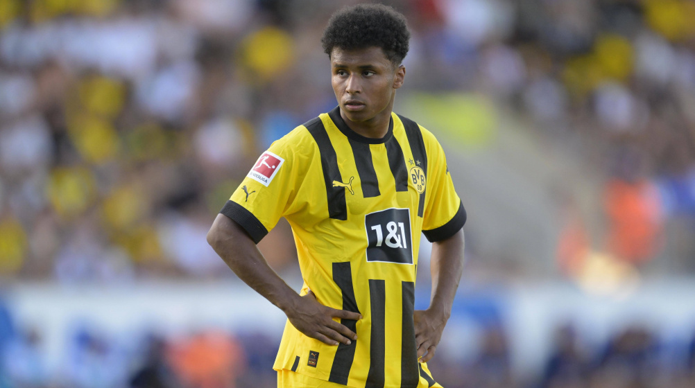 Karim David Adeyemi (20), jugador del Borussia Dortmund