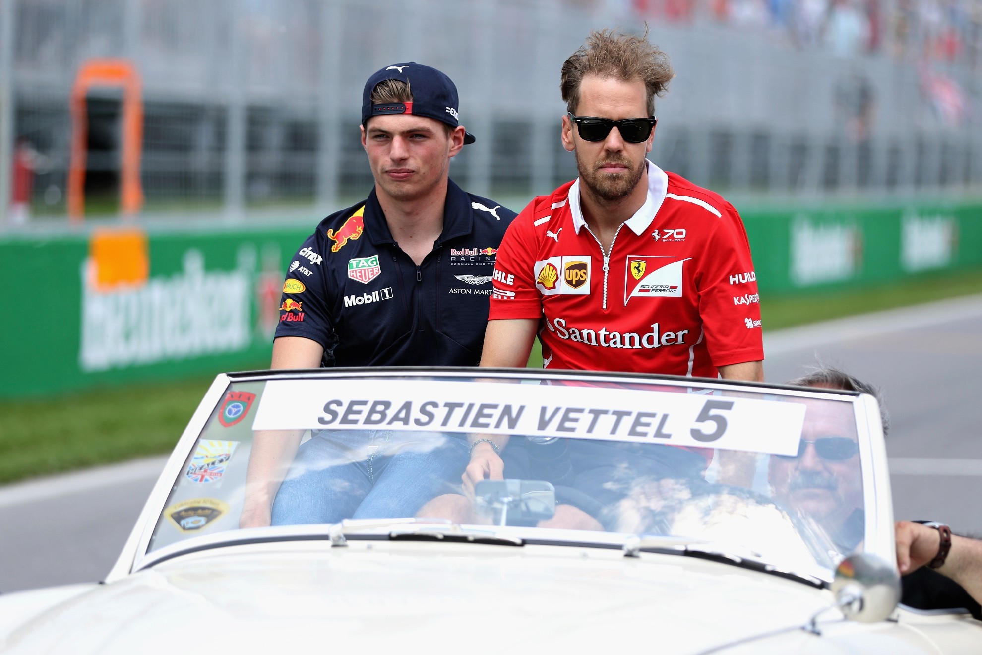 Vettel y Verstappen hace unos años, cuando el alemán estaba en Ferrari | RACING PRESS