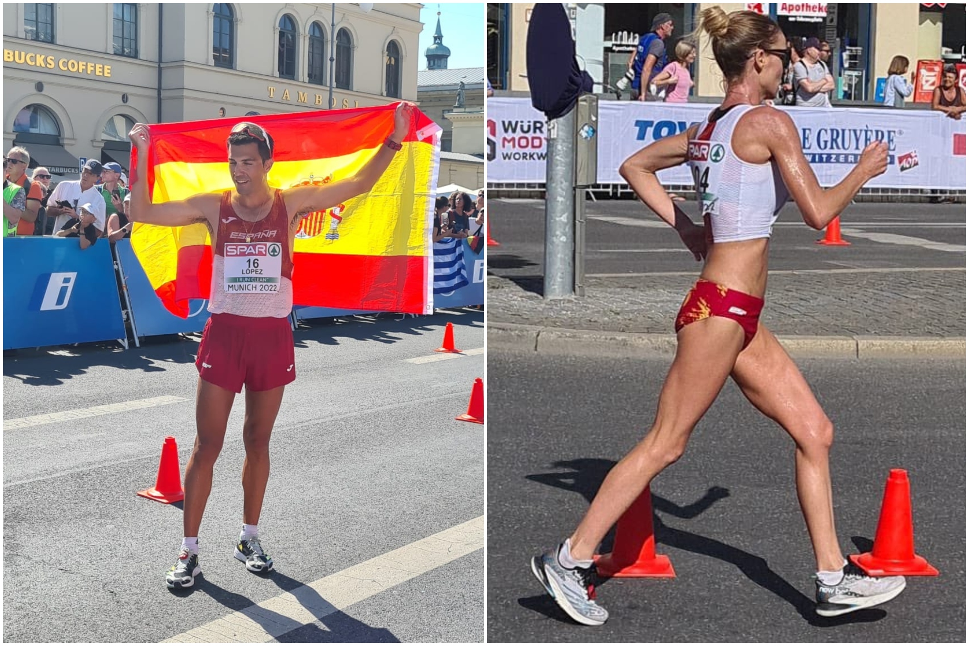 España marcha: oro de Miguel Ángel Lopez y plata de Raquel González en los 35 km