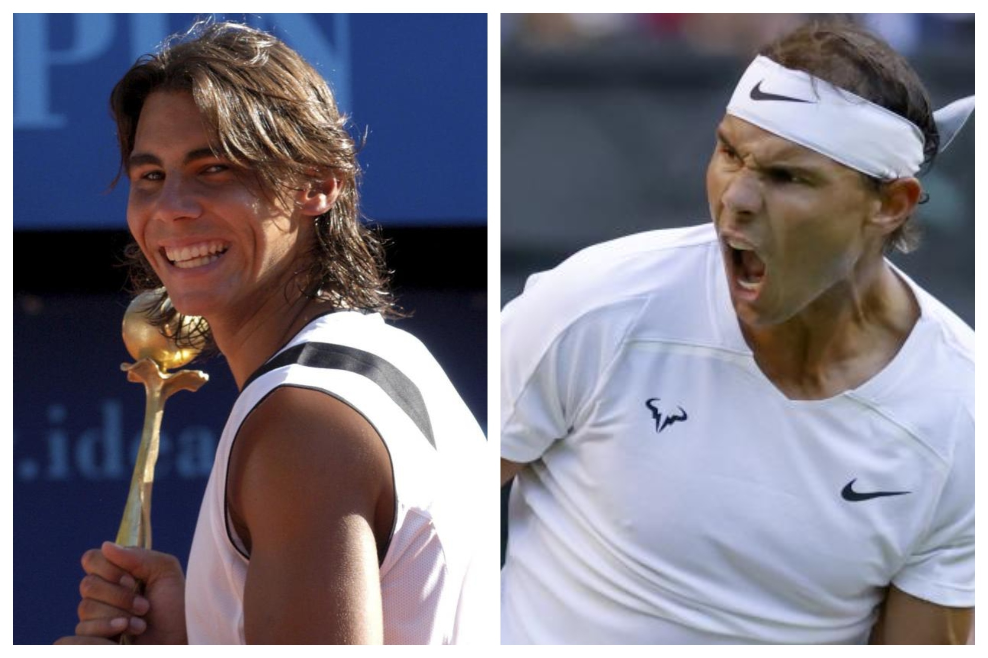 18 años separan estas dos imágenes: Sopot 2004 y Wimbledon 2022