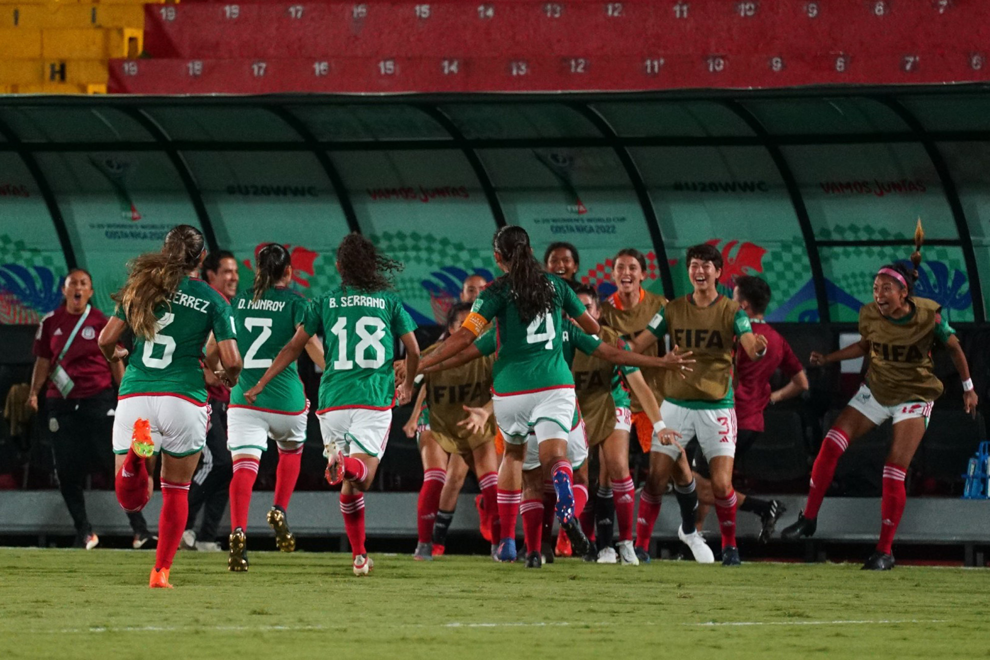 México Femenil sub 20 está en los cuartos de final del Mundial de Costa Rica 2022. | @Miseleccionfem