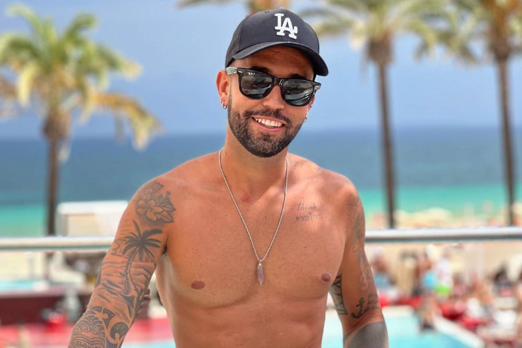 Omar Sánchez, de vacaciones en Ibiza. INSTAGRAM