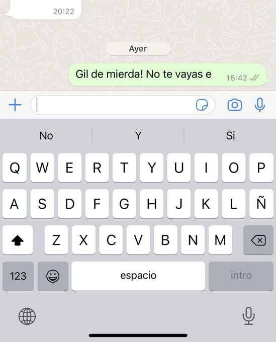 El desesperado WhatsApp de Mina Bonino a Casemiro: "Gil de mierda, no te vayas"