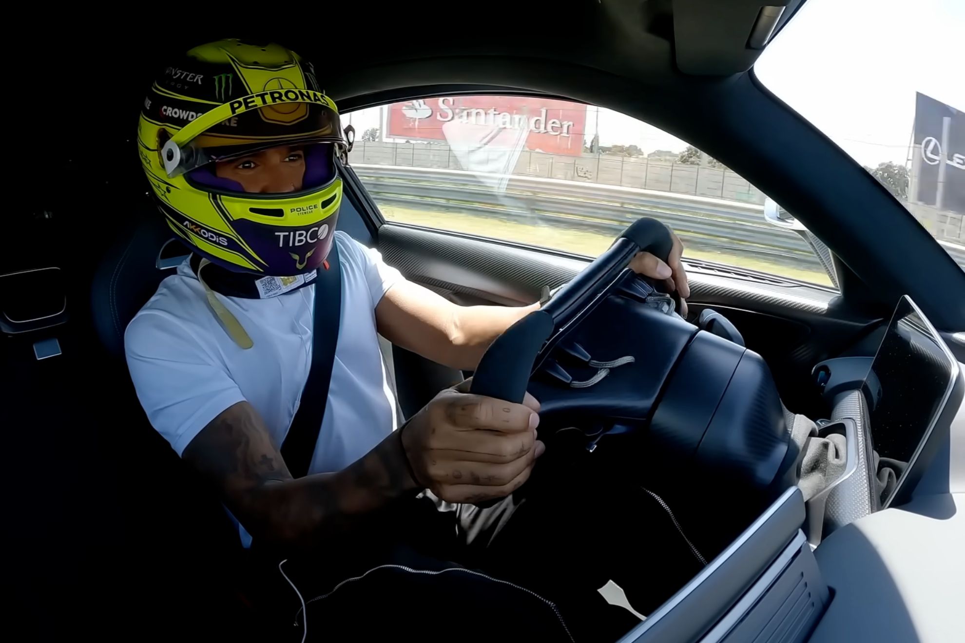 Lewis Hamilton - primera prueba - AMG One - Circuito del Jarama