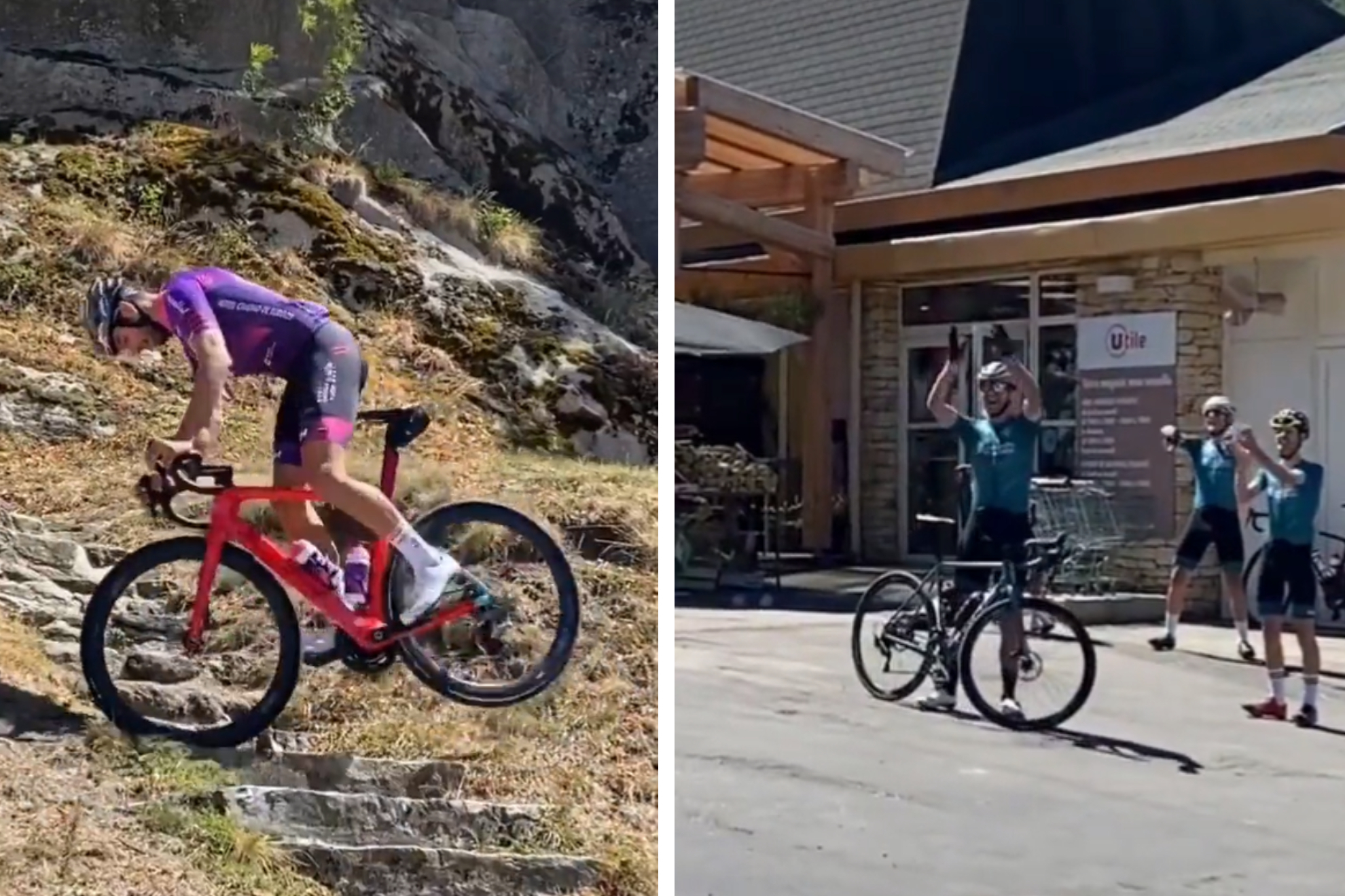 El reto viral 'imposible' de Felipe Orts: Conseguir subir las escaleras en la bici?