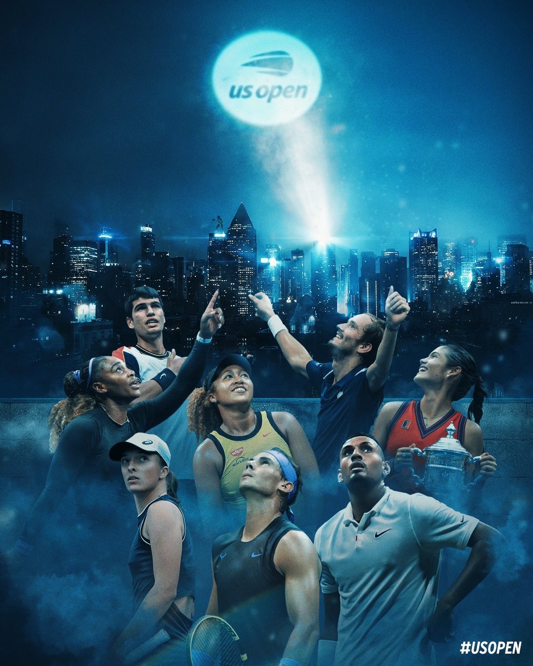 El US Open no incluye a Djokovic en su cartel promocional...¿premonición?