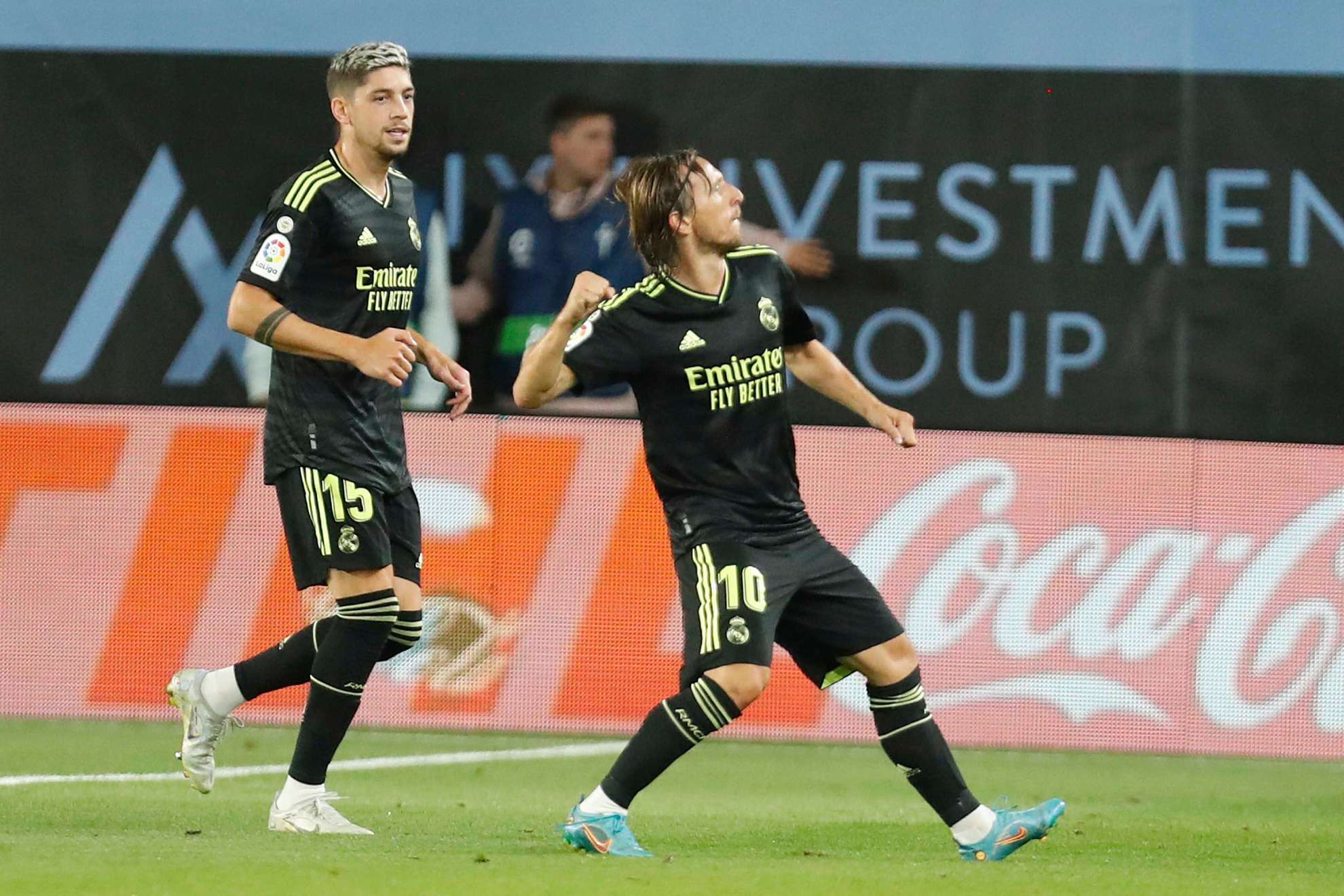 Luka Modric celebrates goal against Celta | Jorge Landín