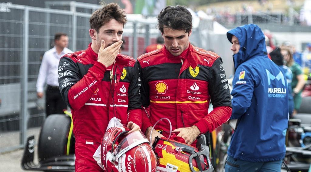 Leclerc y Sainz en el GP de Hungría 2022 / Scuderia Ferrari