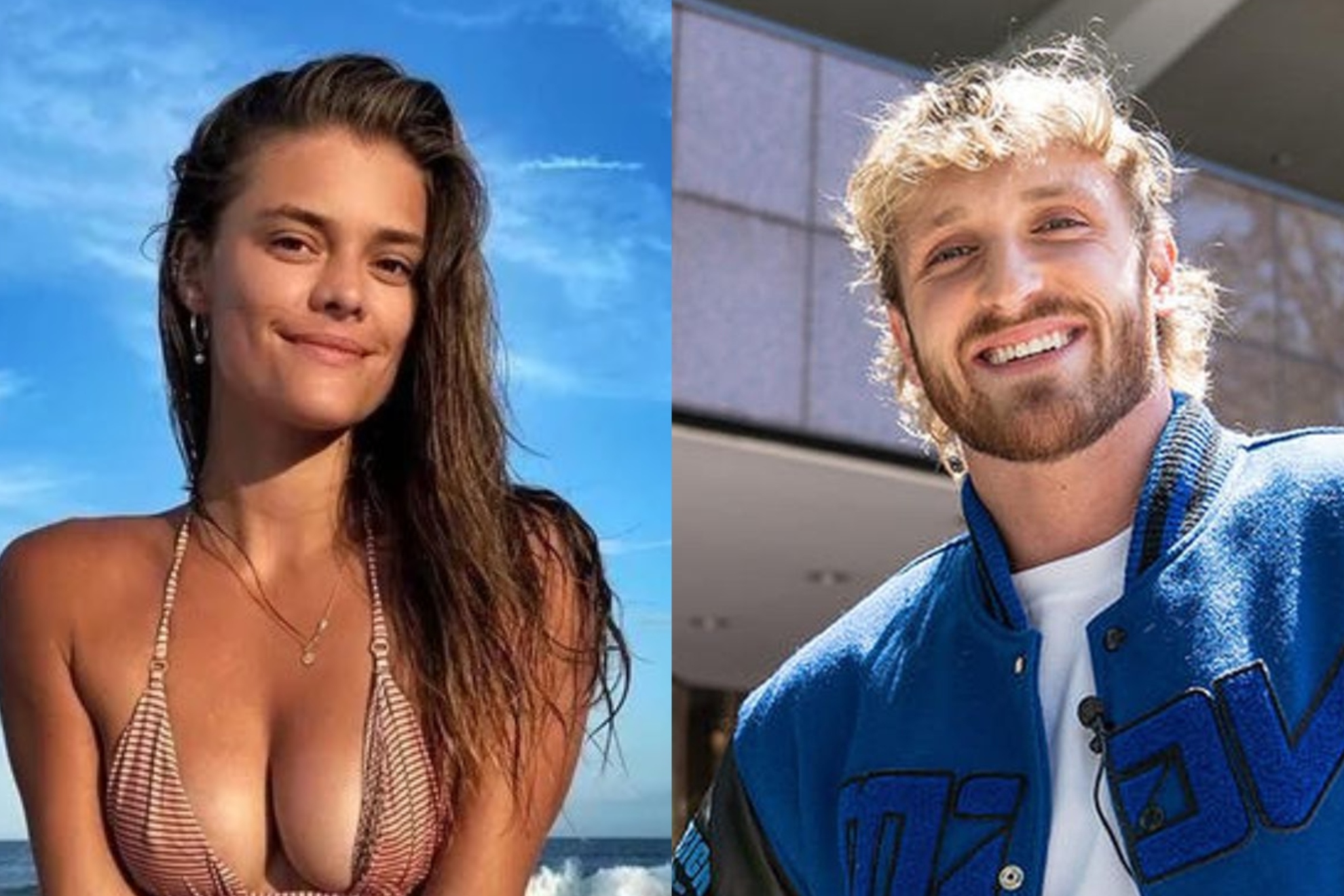 Nina Agdal and Logan Paul spotted in Greece