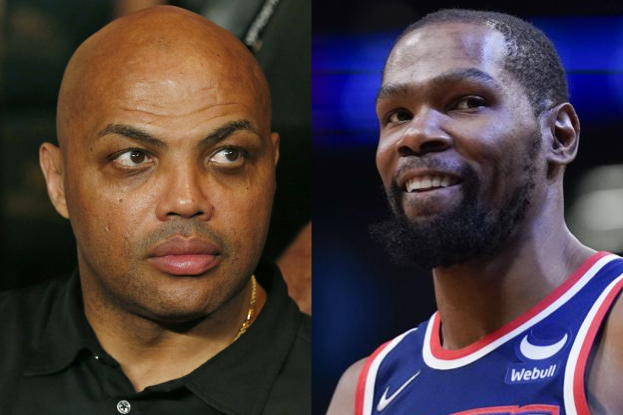 Charles Barkley and Kevin Durant/AP