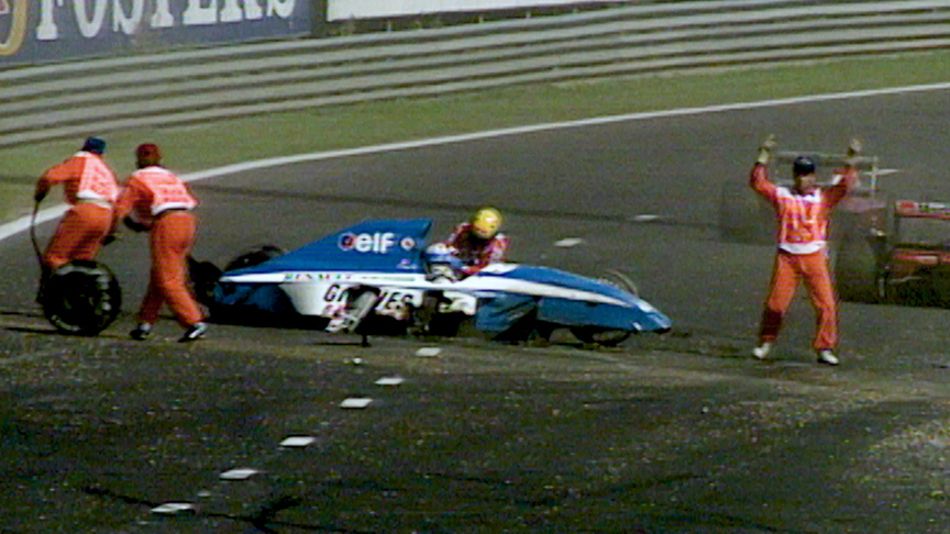 30 aos de un gesto nico en Spa: "Senna me salv la vida"