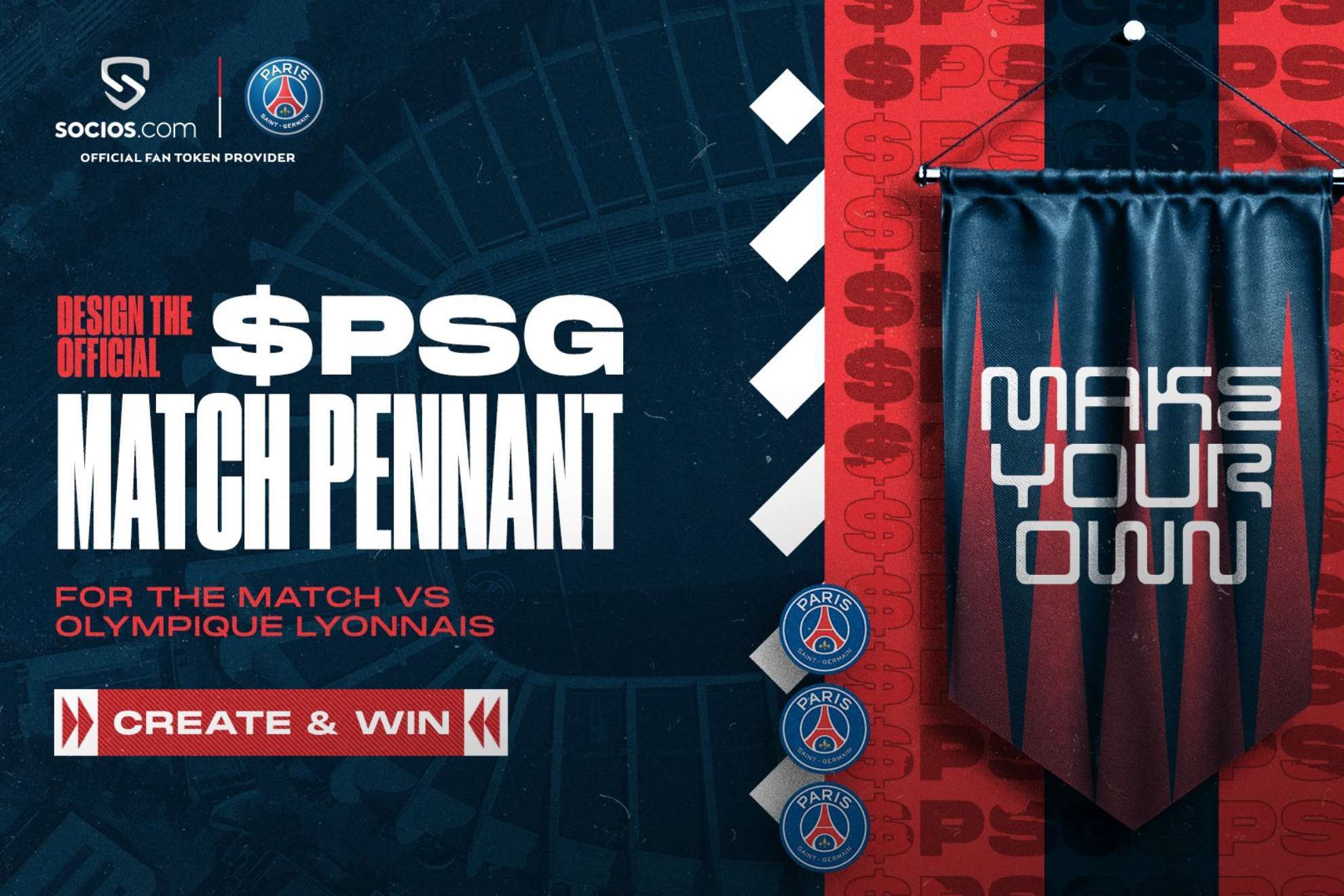 PSG-Lyon pennant