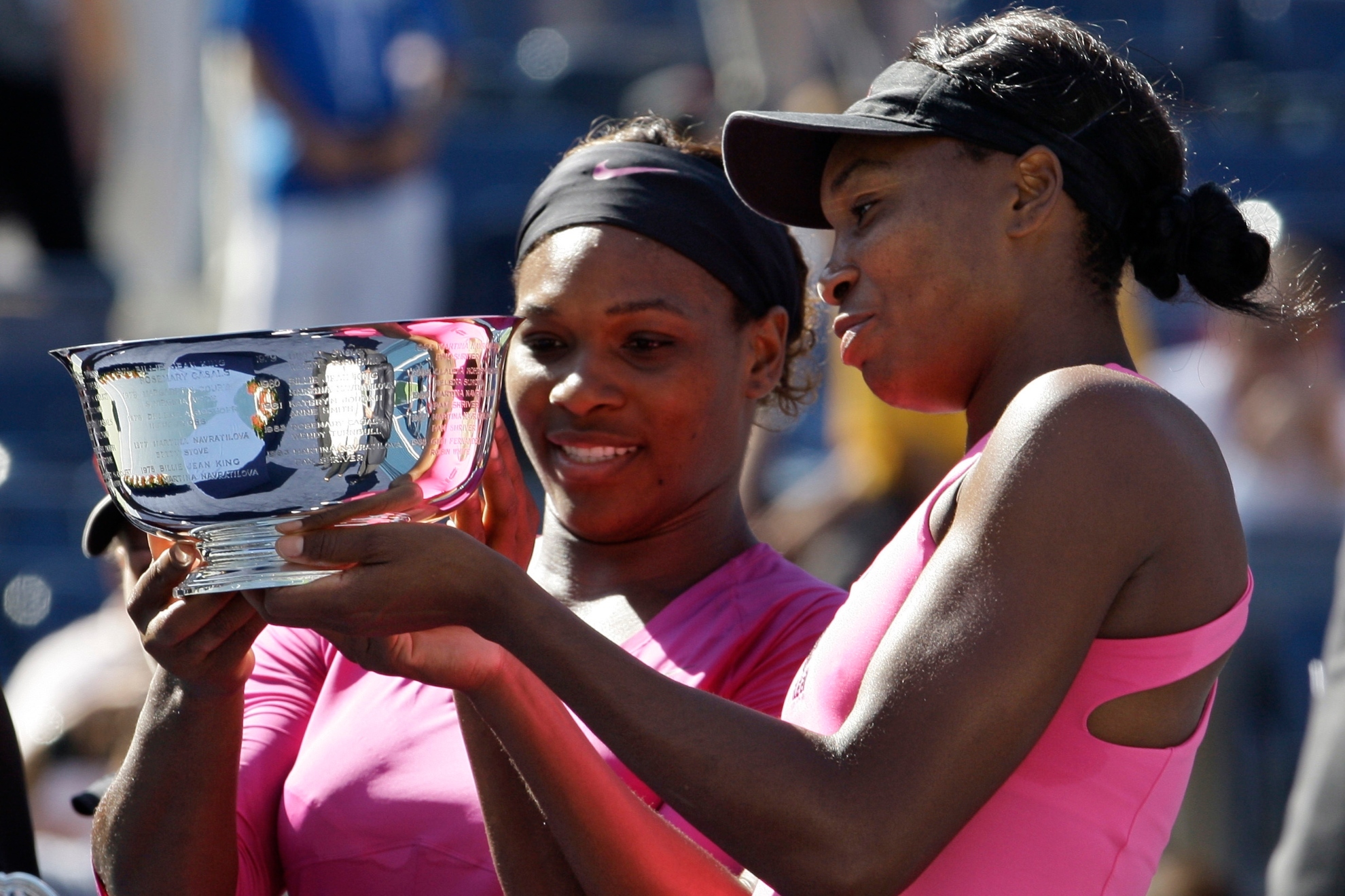 Venus and Serena Williams at the US Open - AP