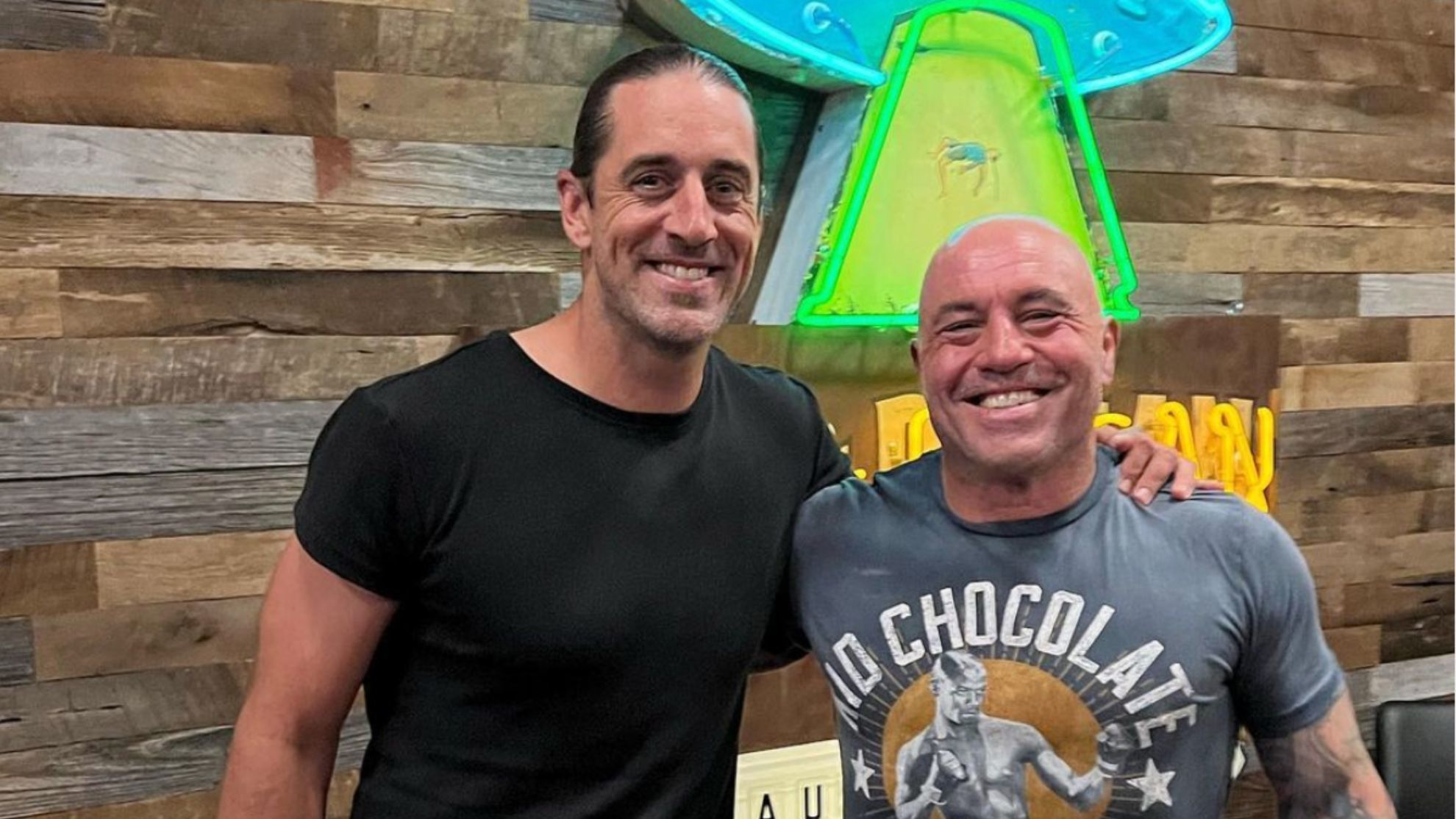 Rodgers is the latest guest on the popular podcast: 'The Joe Rogan Experience'. IG/@joerogan