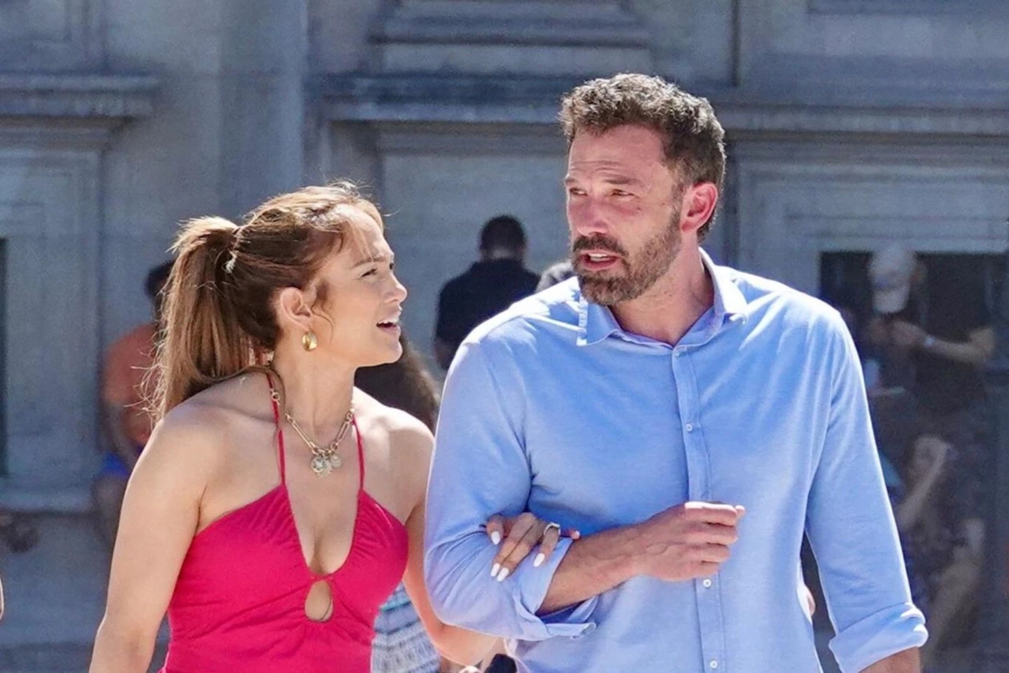 Ben Affleck and Jennfer Lopez's honeymoon - IG