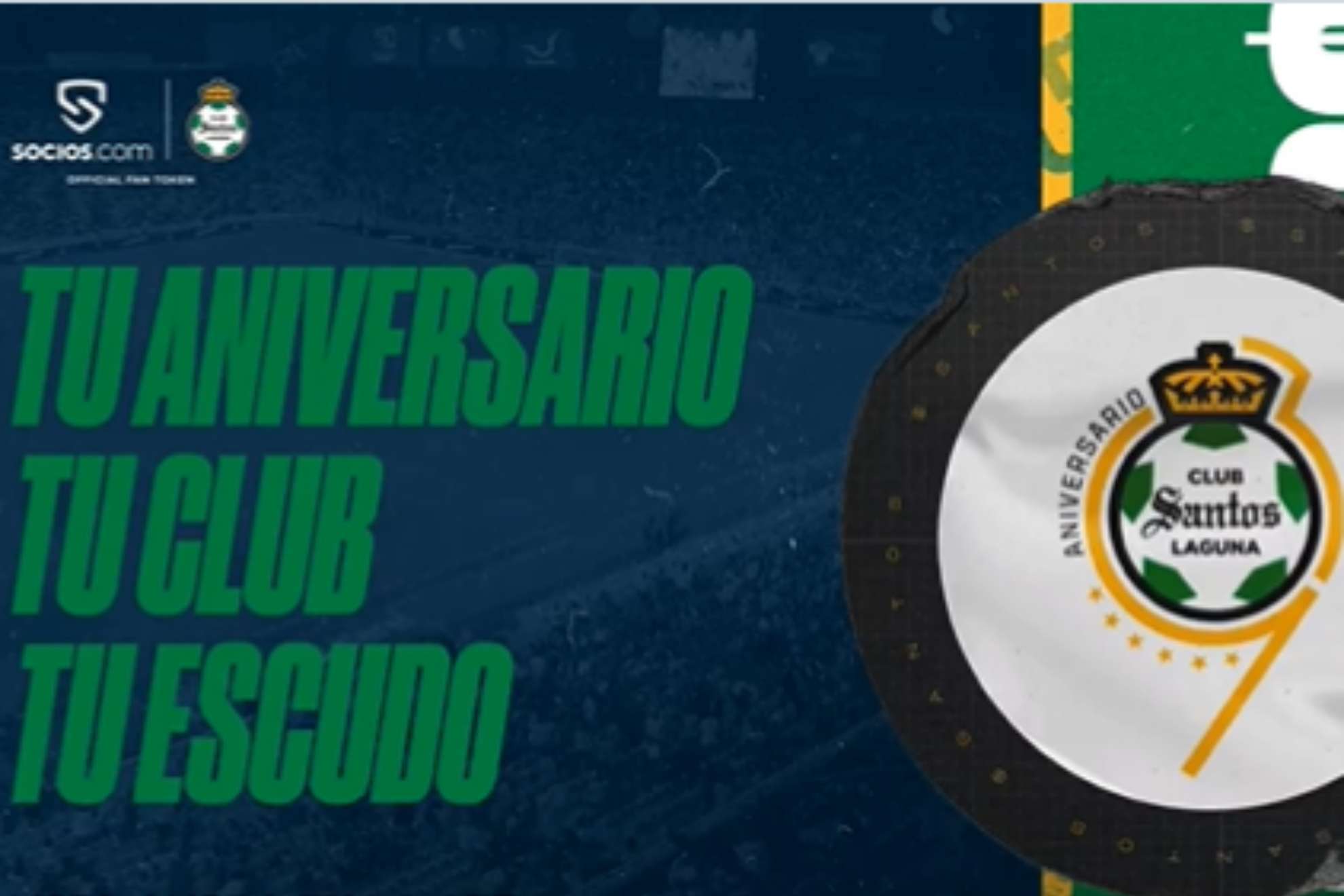 Club Santos Laguna and Socios.com allow fans to choose the club's 39th anniversary logo