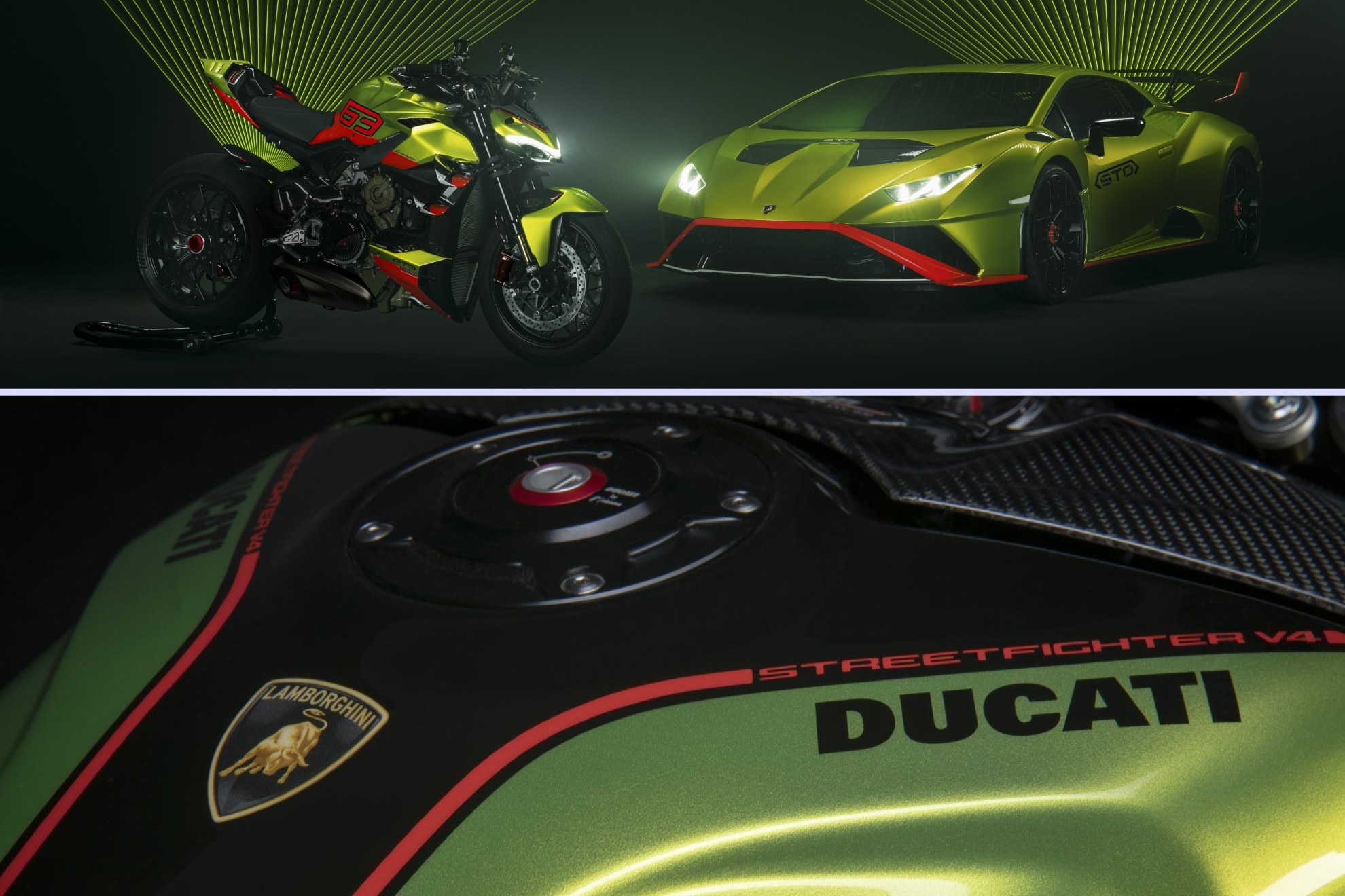 La Ducati Streetfighter V4 Lamborghini, en imágenes