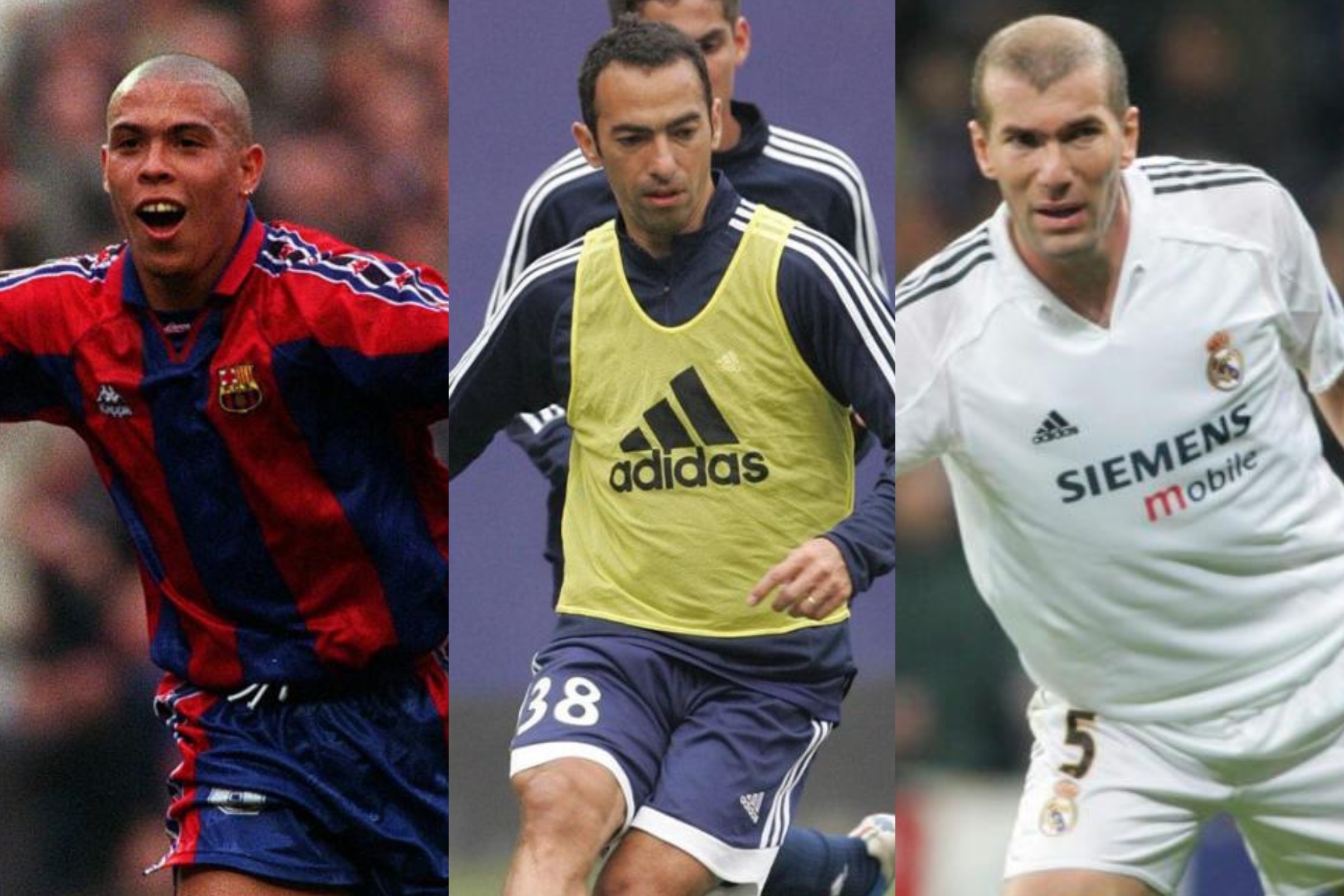 Ronaldo, Djorkaeff and Zidane