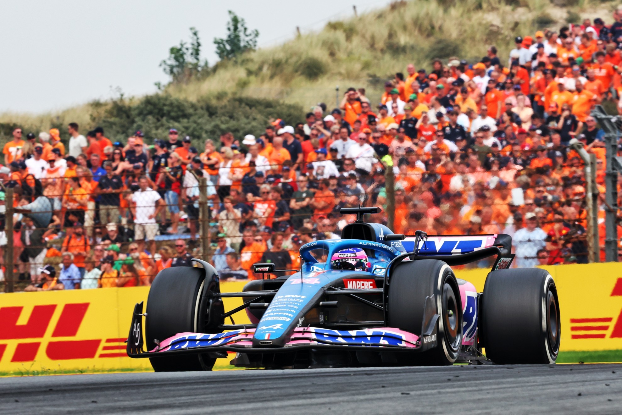 Fernando Alonso, durante el Gran Premio de Países Bajos. (Alpine F1)