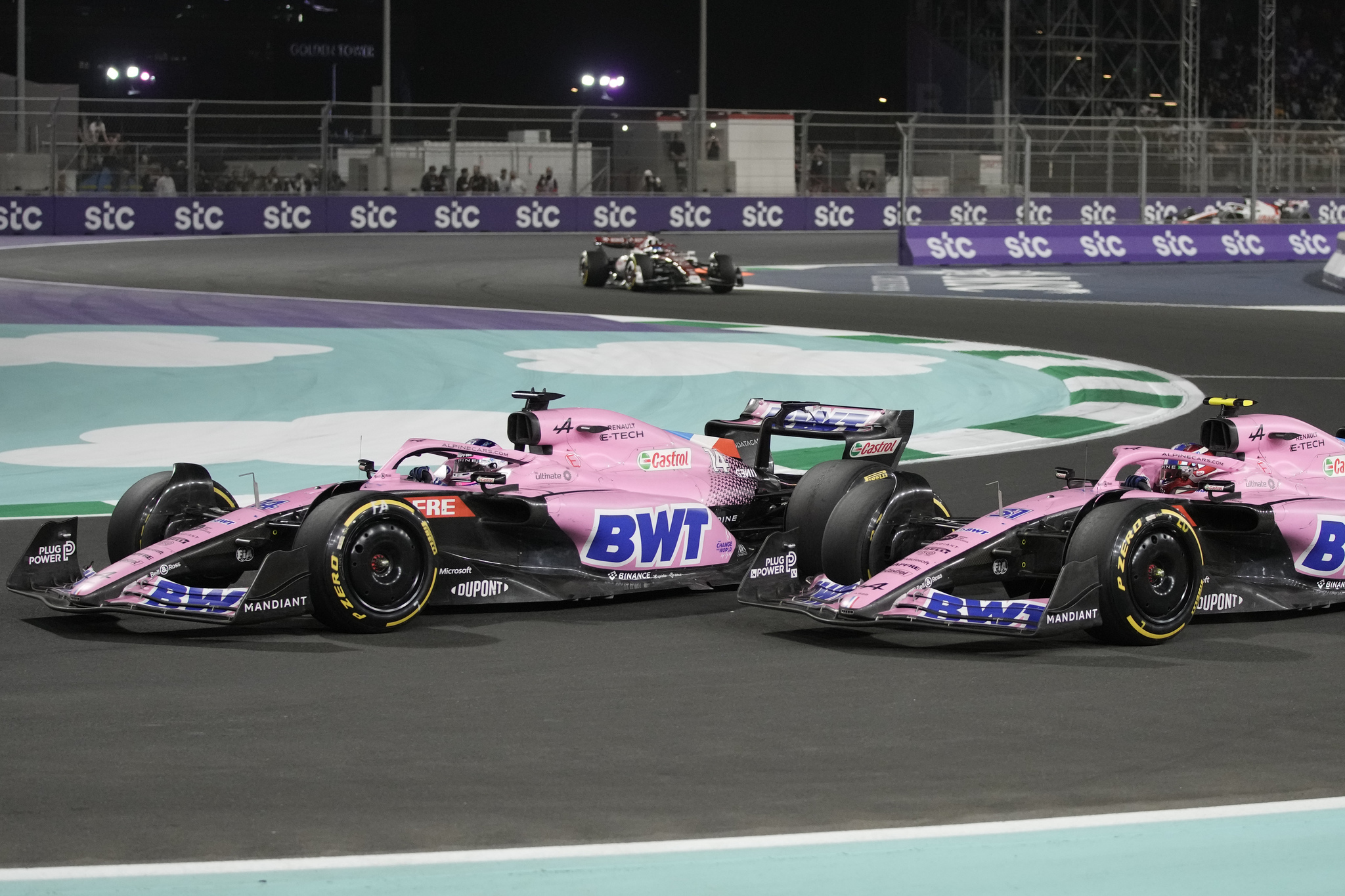 Alonso y Ocon en Arabia Saudí a inicios de temporada | Hassan Ammar