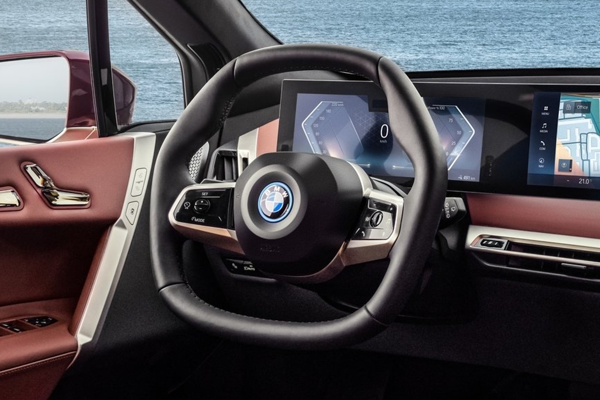 Los nuevos volantes tendrán un aspecto más granulado. Foto: BMW.