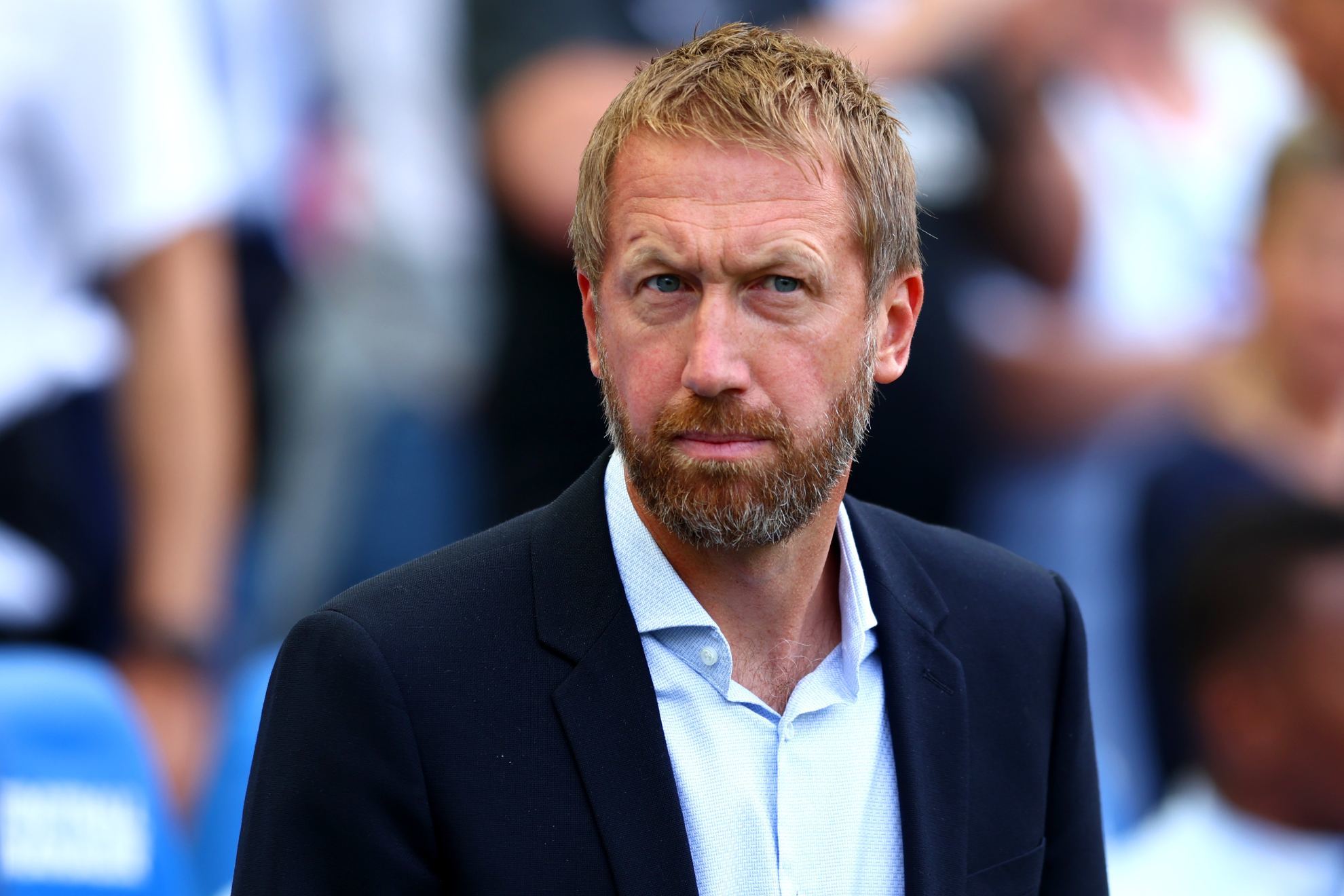 Graham Potter with Brighton. GETTY IMAGES