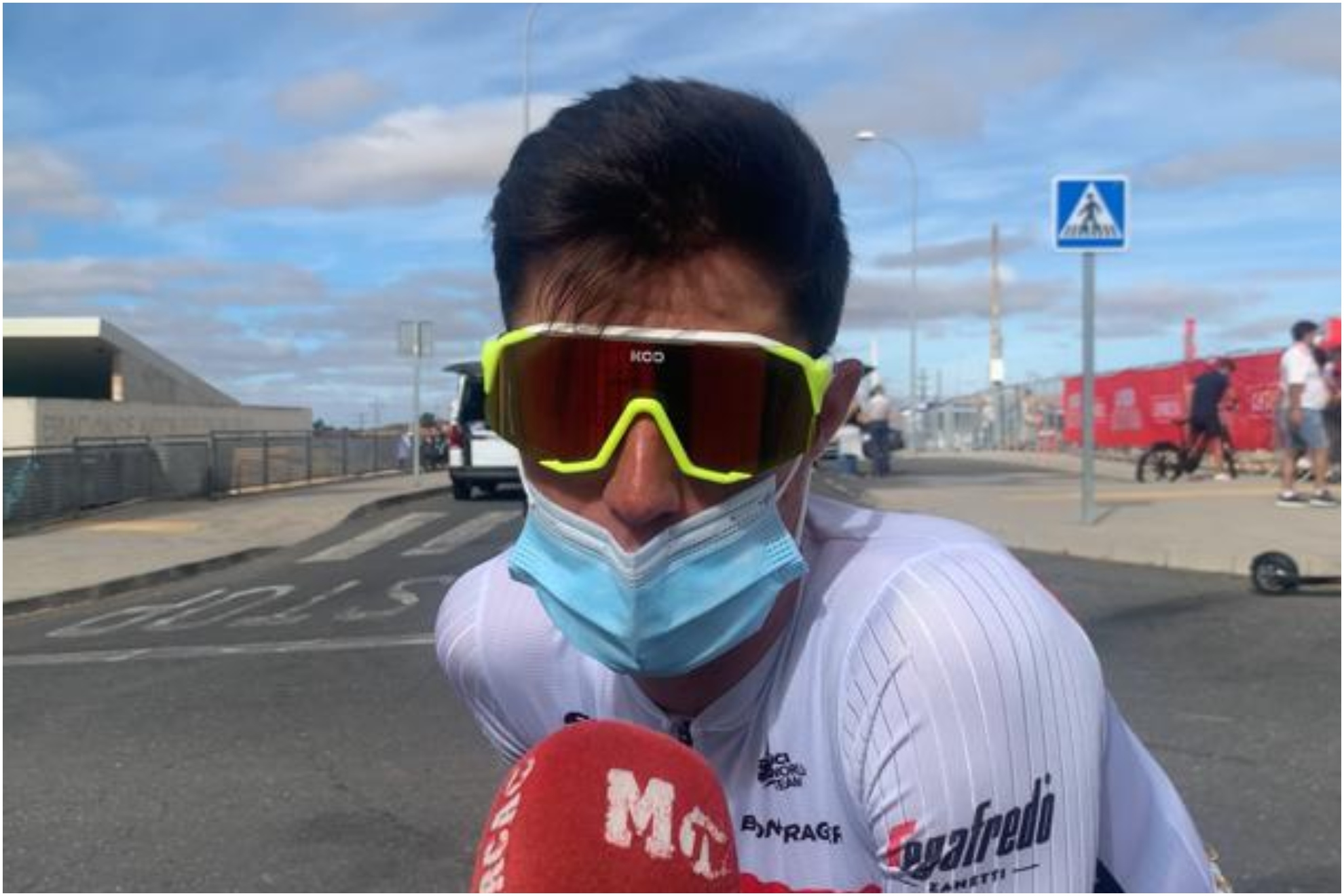 LaVuelta cruzada de 'la malgia' Juanpe: "No tengo energía ni en el control de firmas"