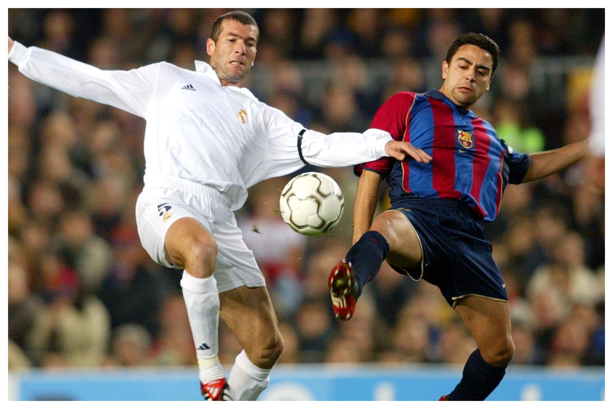 Zidane and Xavi. / MARCA