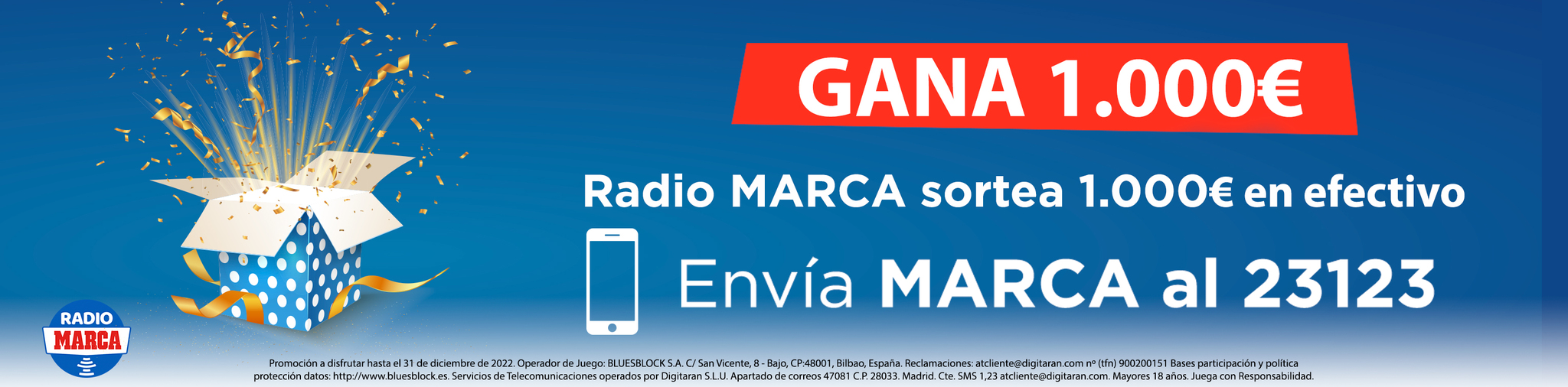 Concurso de 1.000 euros en Radio MARCA en la semana del derbi